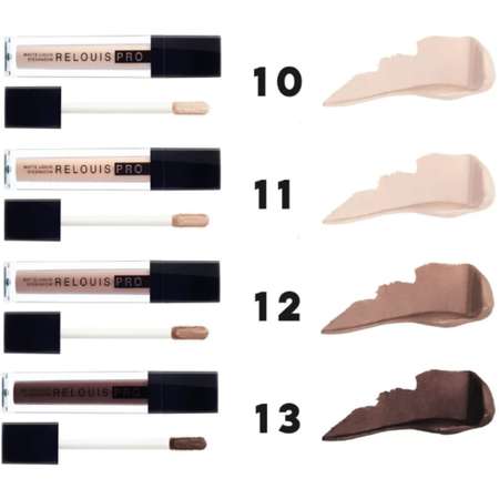 Тени для век RELOUIS pro matte liquid eyeshadow жидкие матовые тон 12 4.5г
