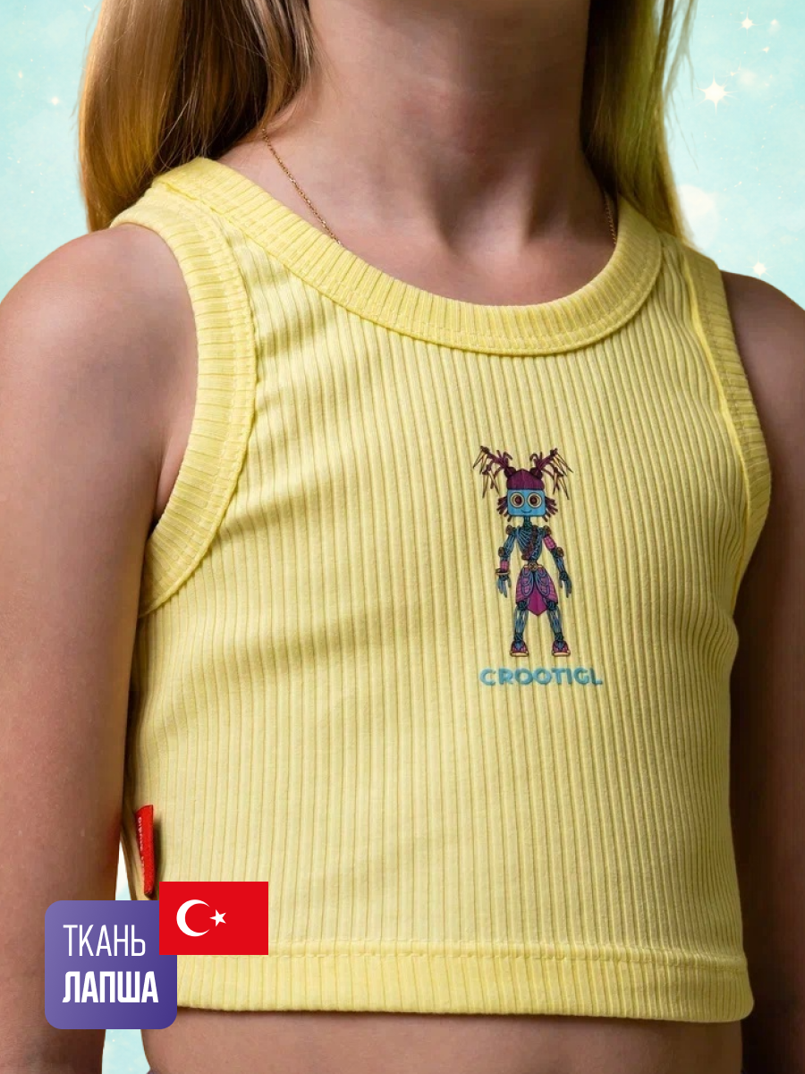 Топ CROOT 9208670/lightyellow - фото 3