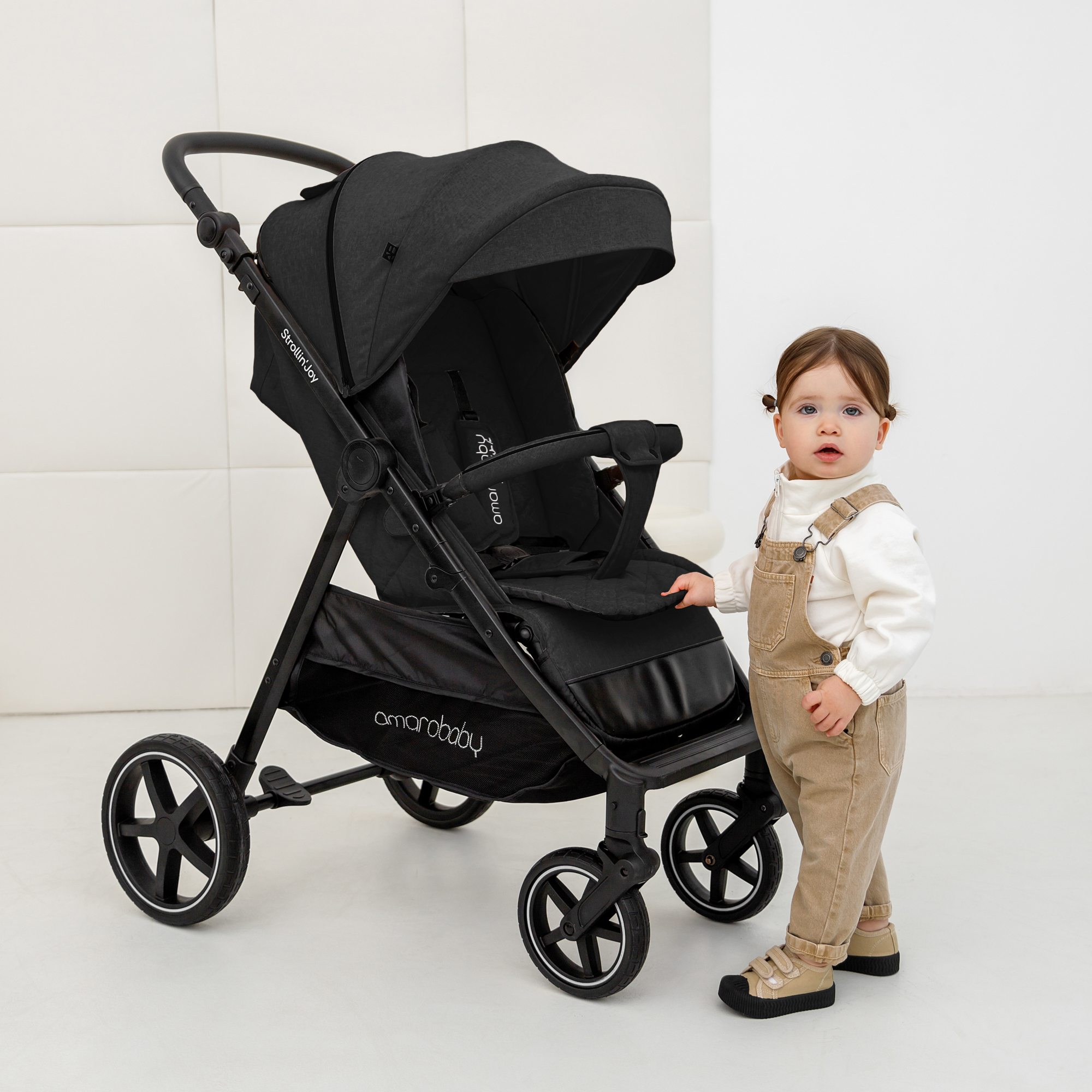 Коляска прогулочная Amarobaby Strollin Joy - фото 28