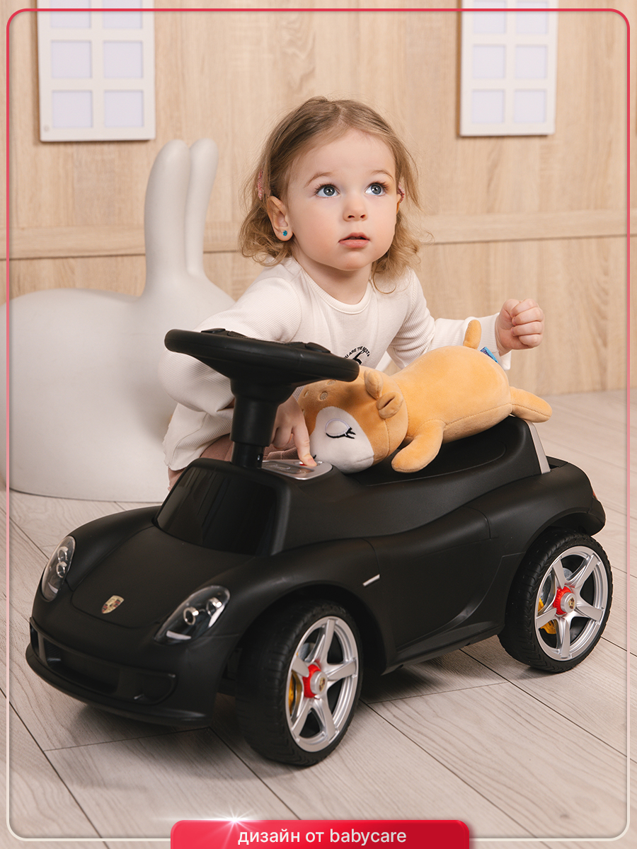 Каталка BabyCare Порш черный - фото 13