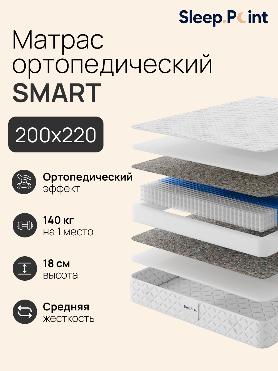 Матрас Sleep.Point Smart 200х220 - фото 1