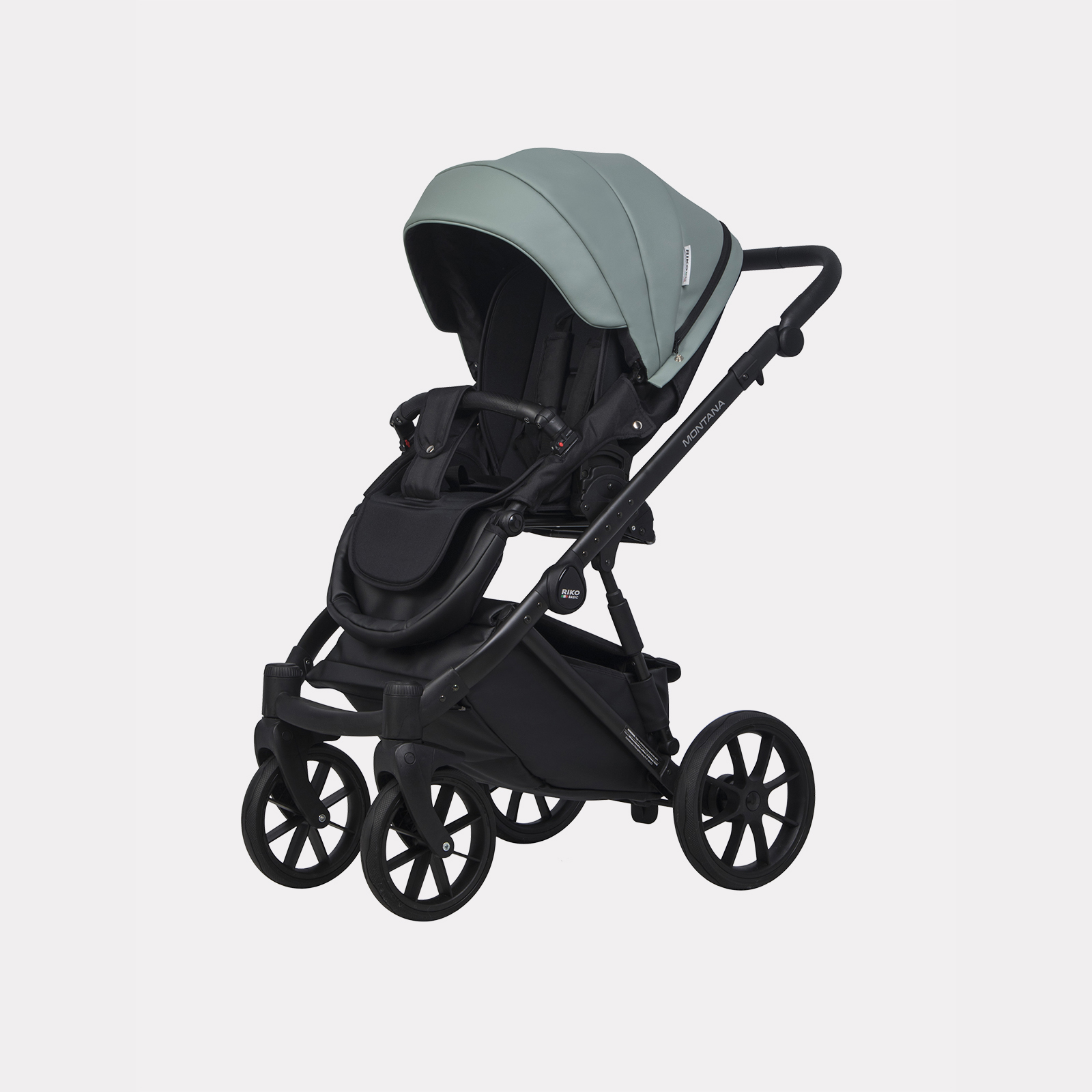 Коляска 3в1 Riko Basic Montana Ecco зеленый - фото 4