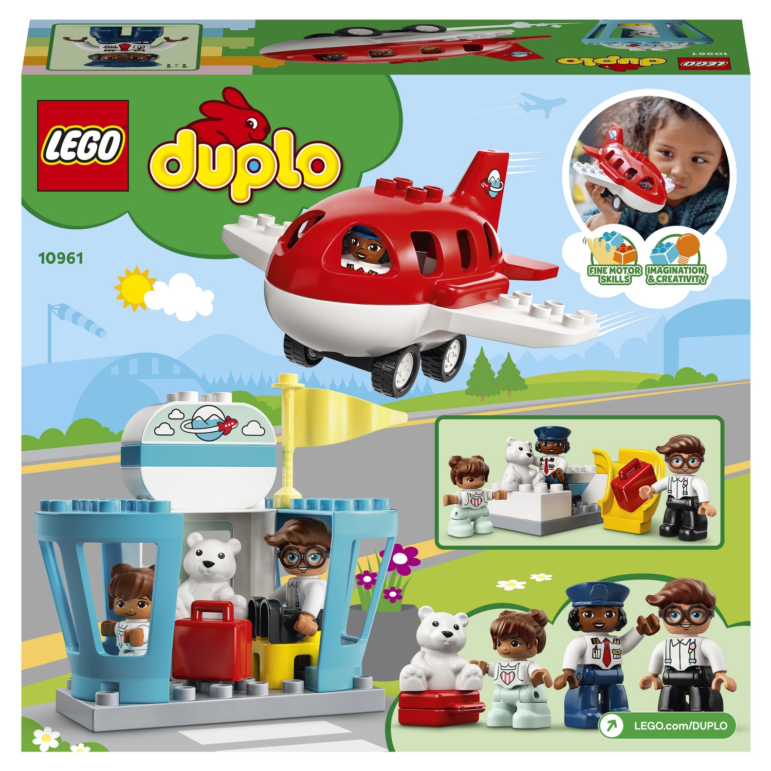 Конструктор LEGO DUPLO Town Самолет и аэропорт - фото 3