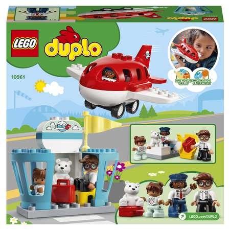 Конструктор LEGO DUPLO Town Самолет и аэропорт сборная игровая модель
