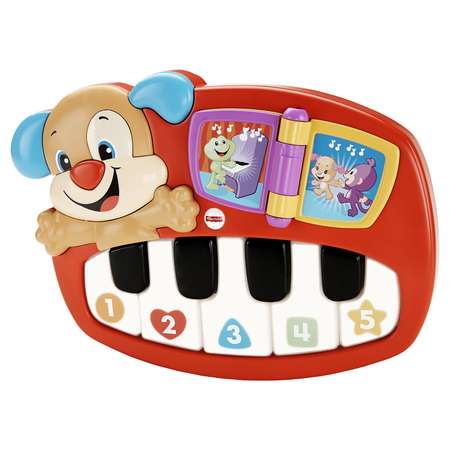Пианино-щенок Fisher Price Смейся и Учись