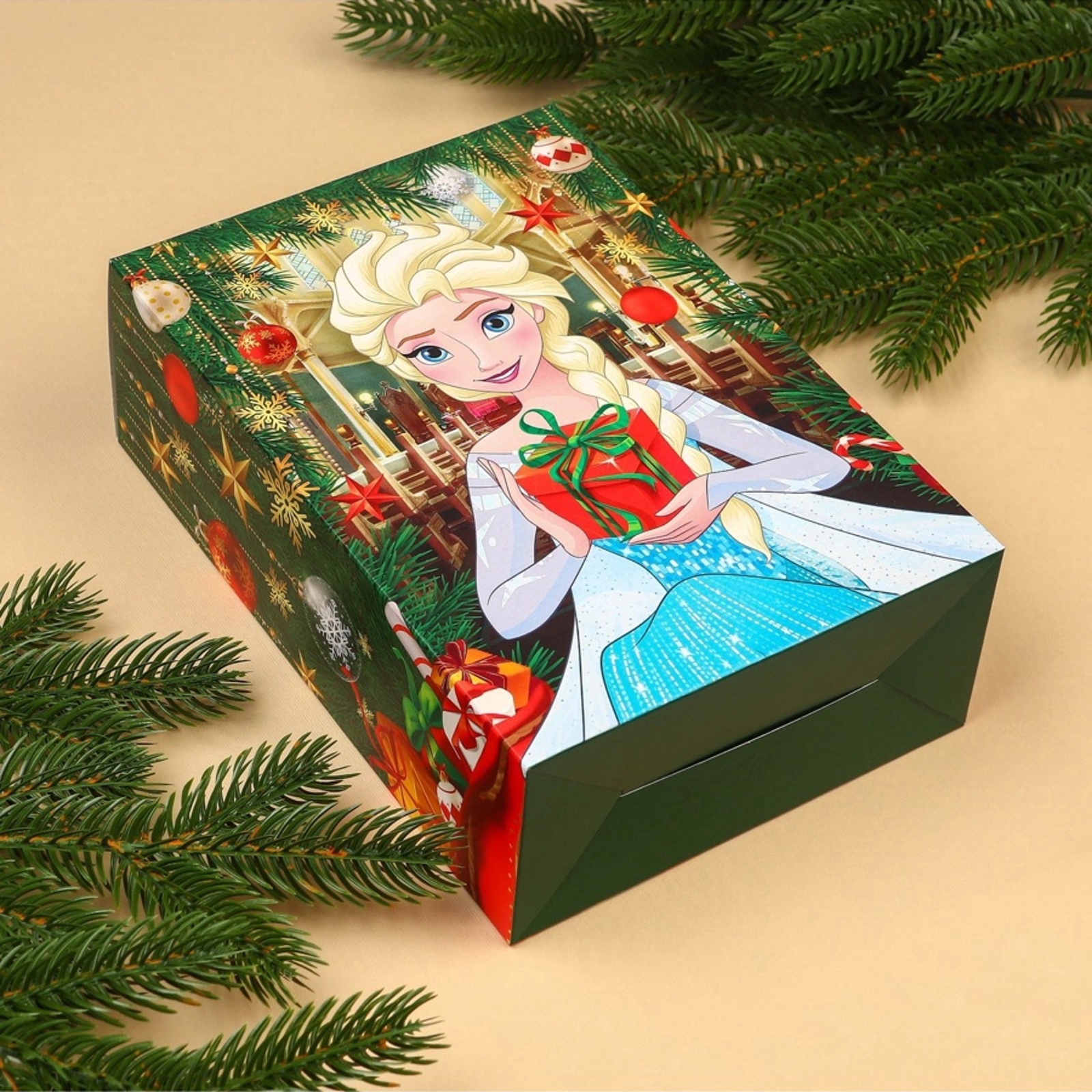 Коробка складная Disney "С Новым годом", 16 х 23 х 7,5 см - фото 4