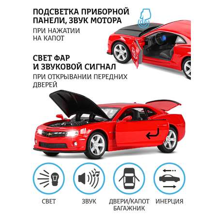Автомобиль АВТОпанорама Chevrolet Camaro SS 1:32