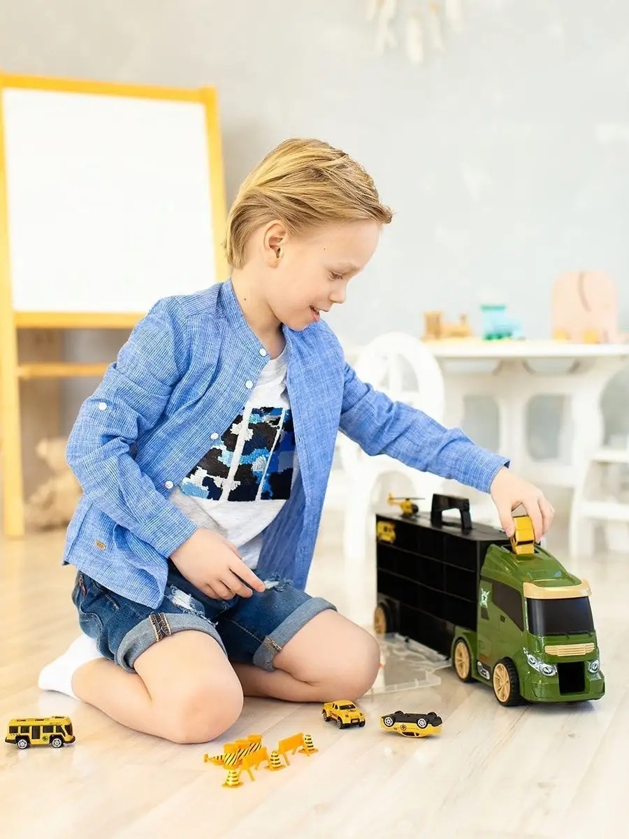 Автовоз Givito Милитари G205-011 - фото 4