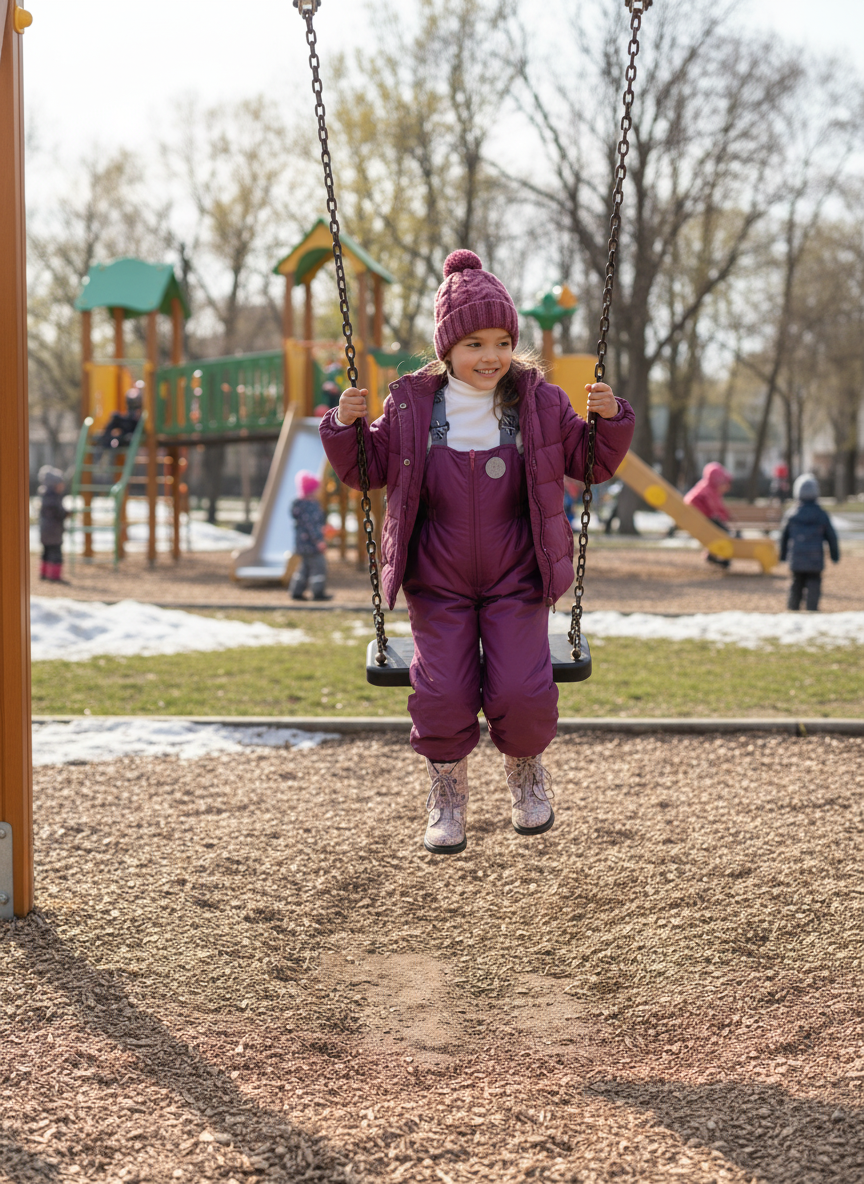 Полукомбинезон Arctic kids 60-006/2 пурпур - фото 2