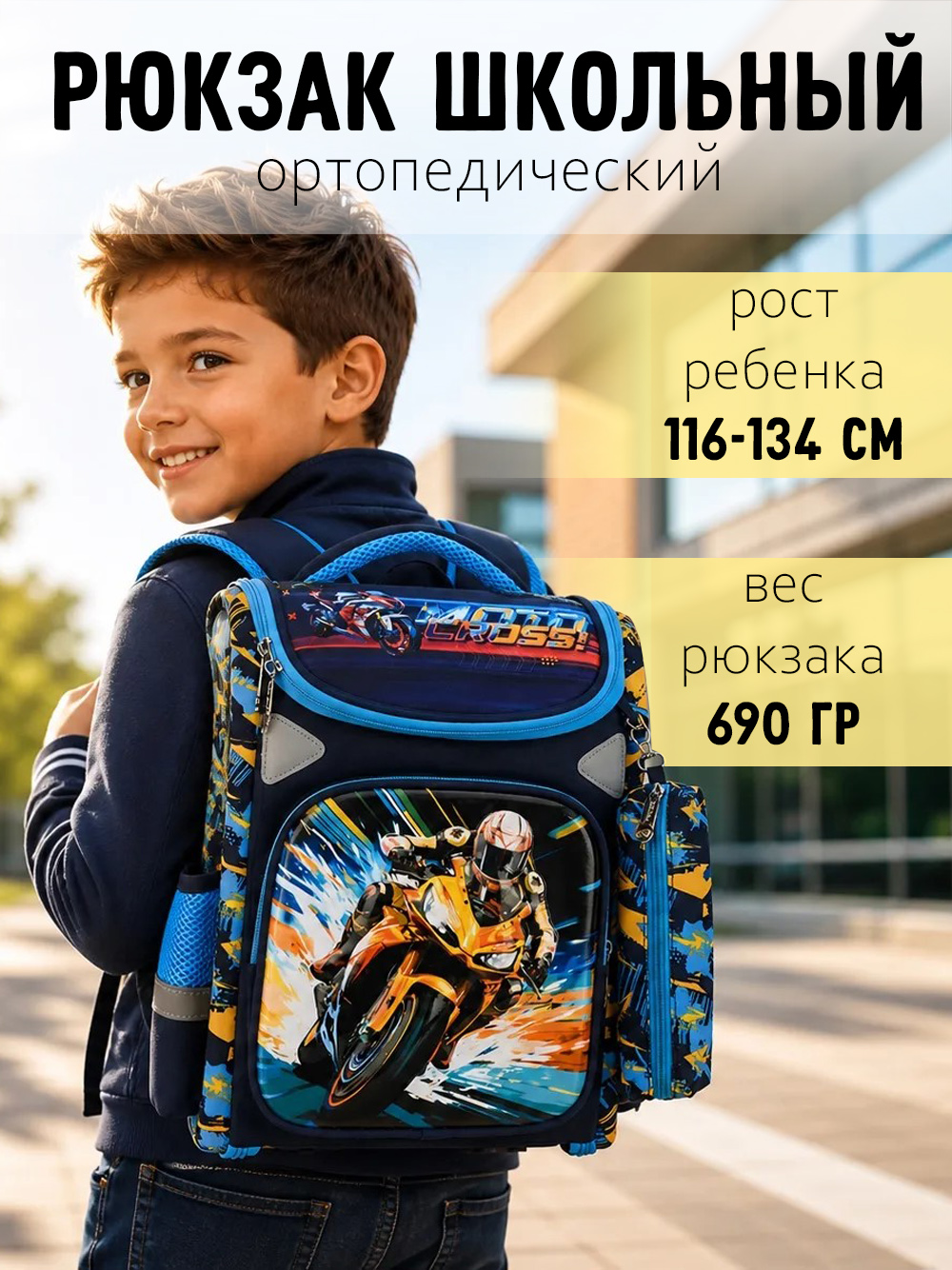 Ранец дошкольный APSIS junior - фото 1