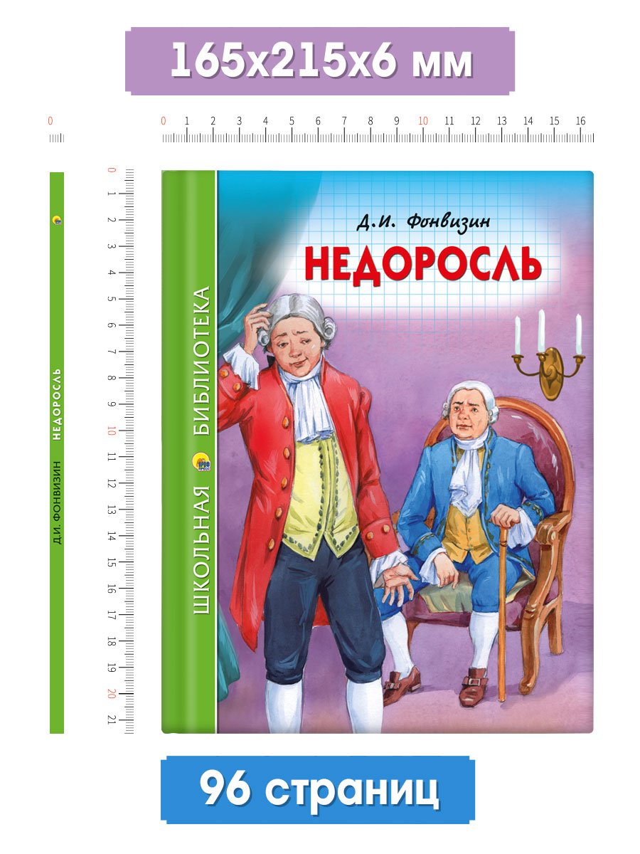 Книга Проф-Пресс школьная библиотека. Недоросль Д.И. Фонвизин 96 стр. - фото 6