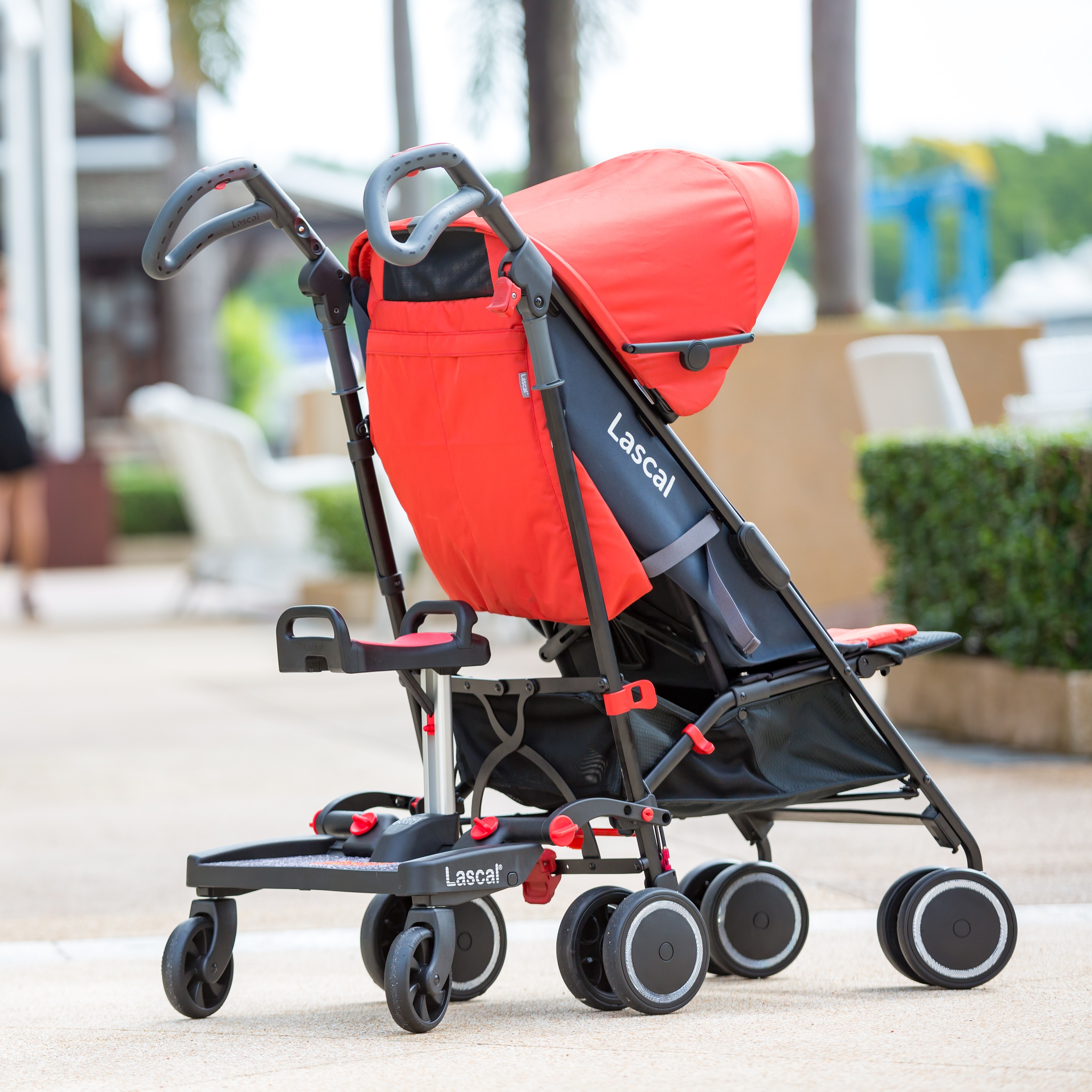 Подставка-подножка для второго ребенка Lascal Buggy Board Saddle Blue - фото 12