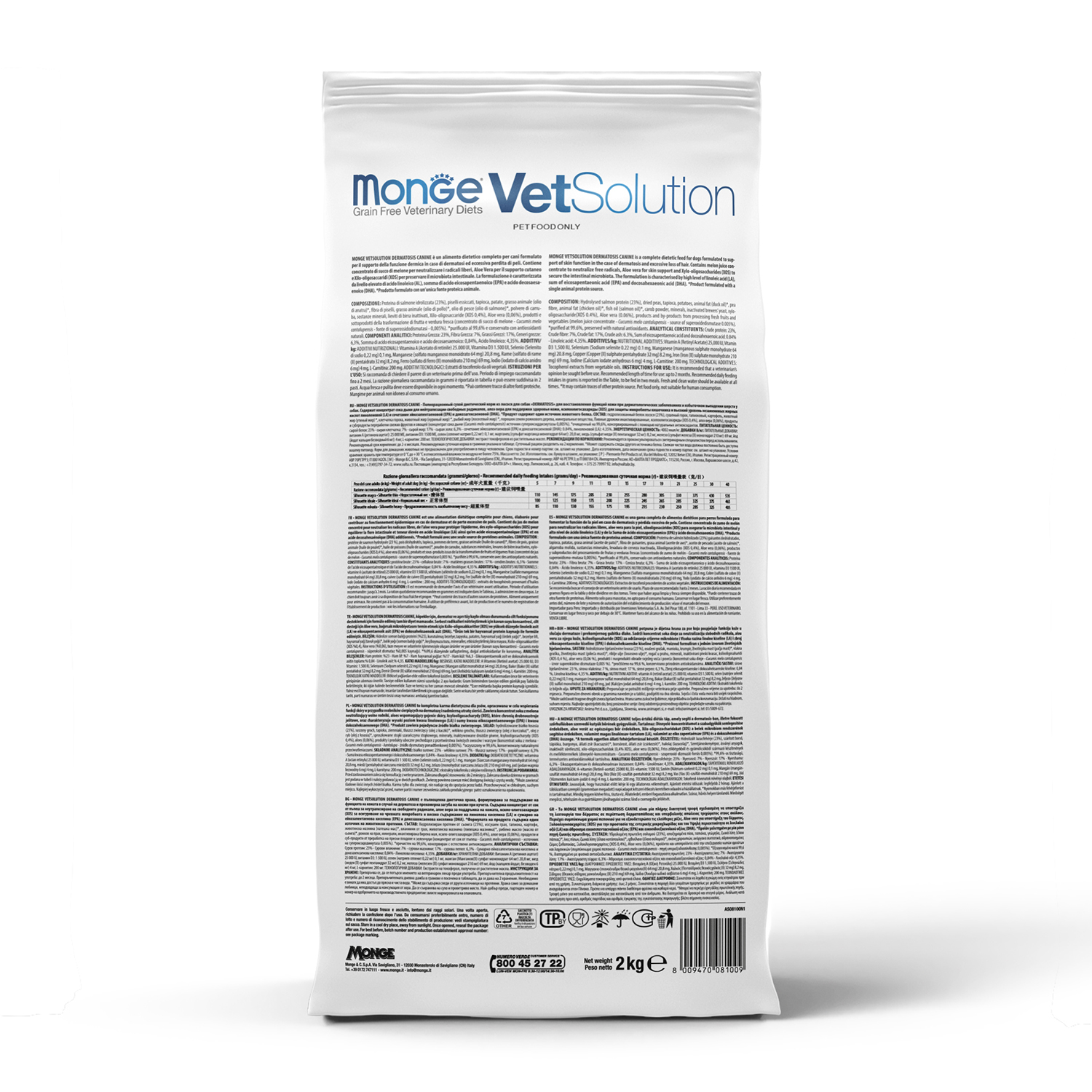 Корм для собак и щенков диетический MONGE VetSolution Dog Joint Mobility Джоинт Мобилити при заболеваниях суставов 2кг - фото 6