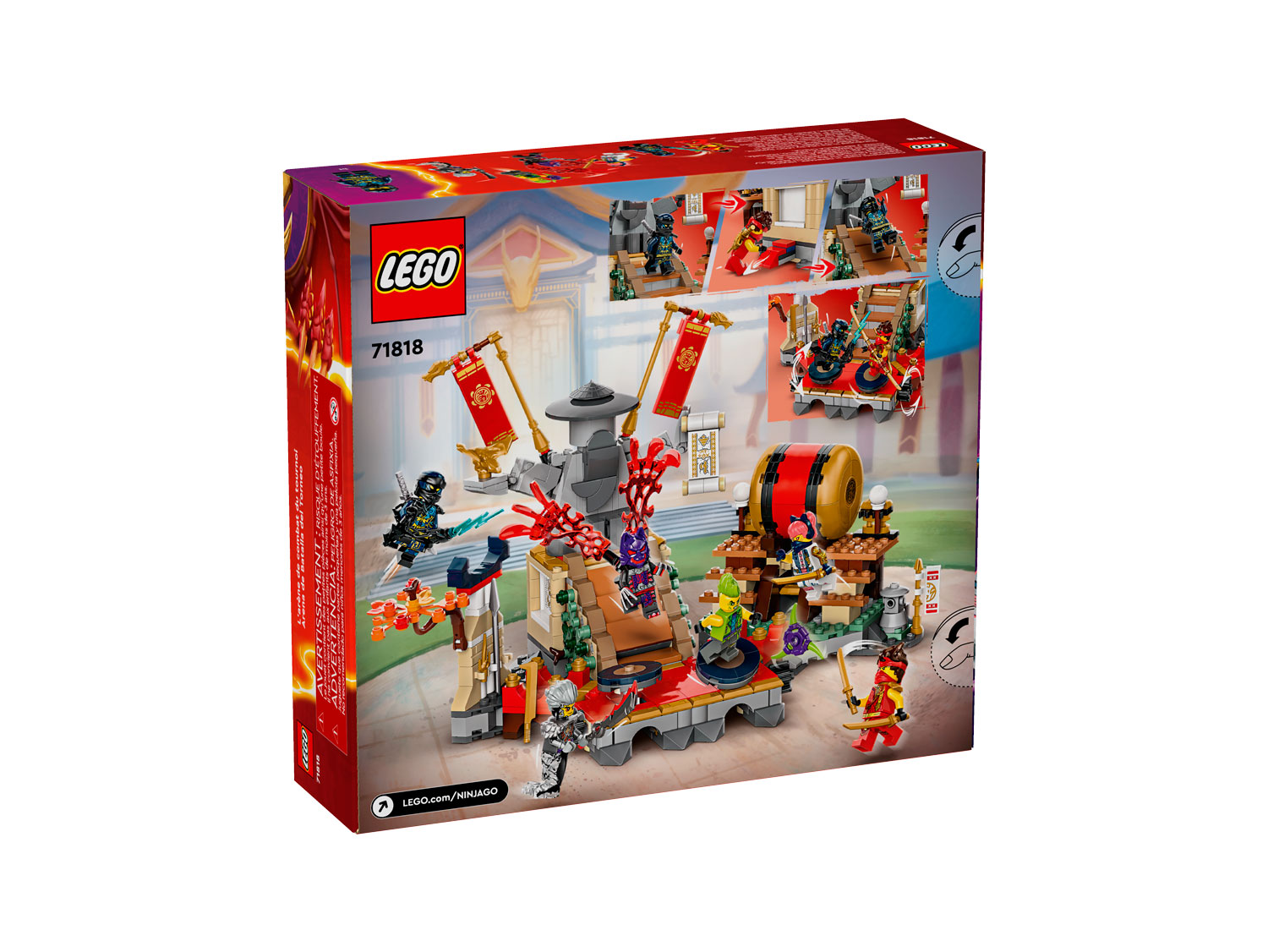 Конструктор LEGO NINJAGO Турнирная боевая арена 659 дет. - фото 7
