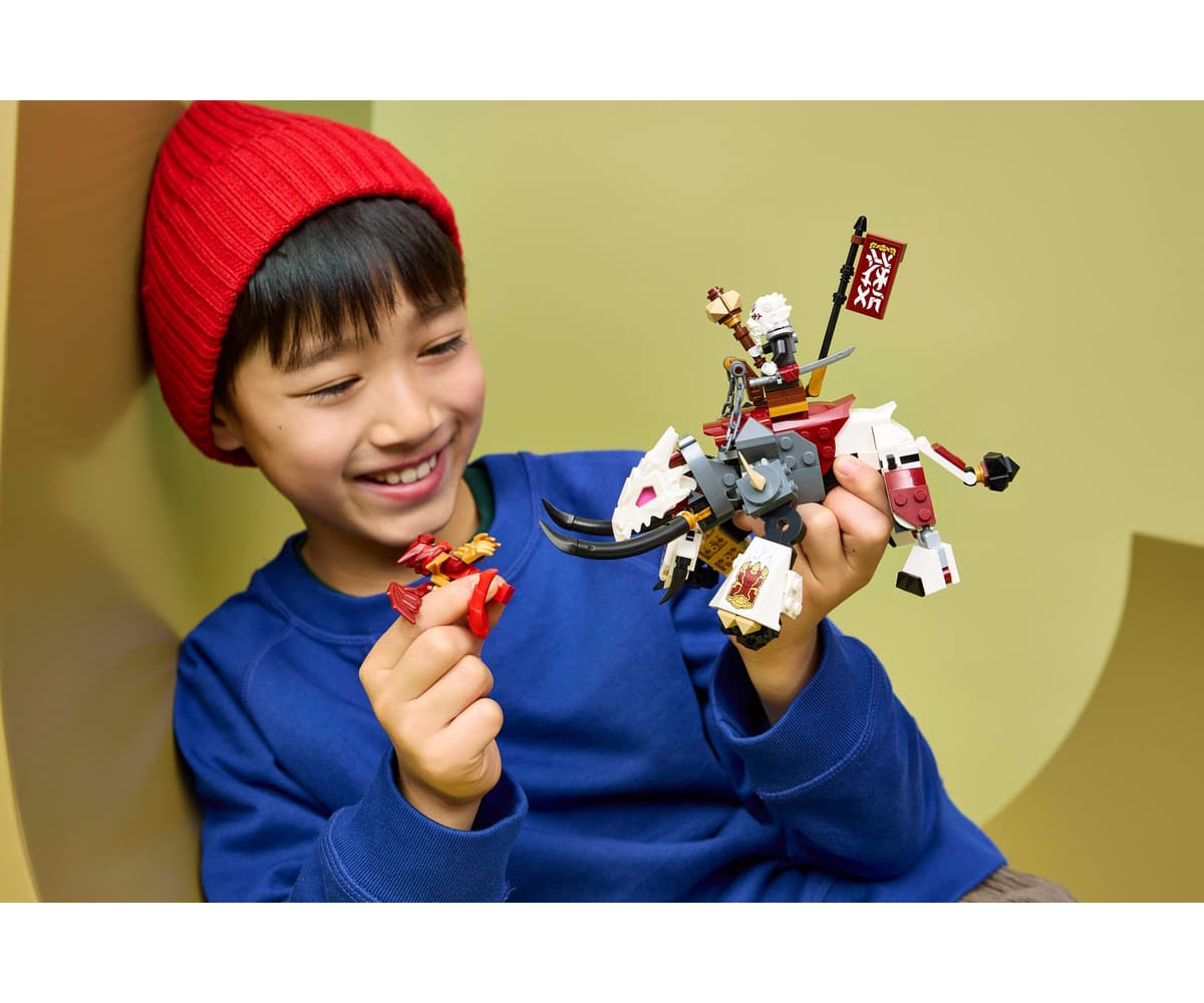 Конструктор LEGO NINJAGO Зилвар и Дракон-зверь Гримтак 232 дет. - фото 8
