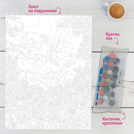 Картина по номерам Attivio Ромашковое поле