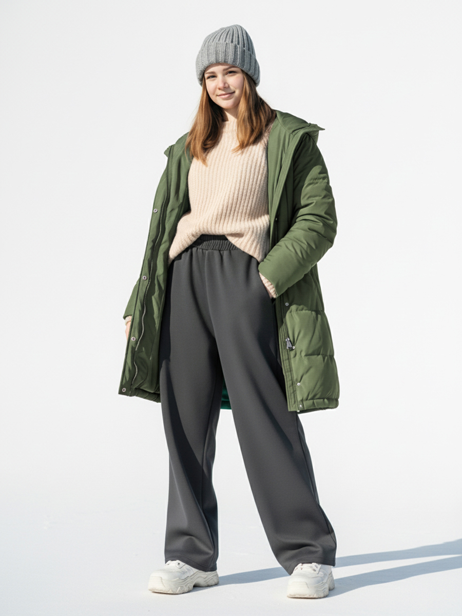 Брюки-палаццо СИНЯЯ МОДА WF1011-H39 - фото 1