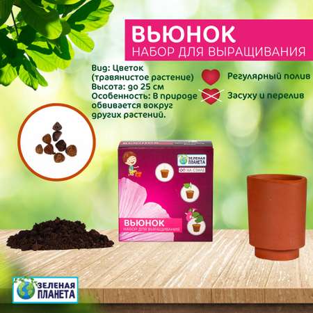 Набор для выращивания ЗЕЛЕНАЯ ПЛАНЕТА