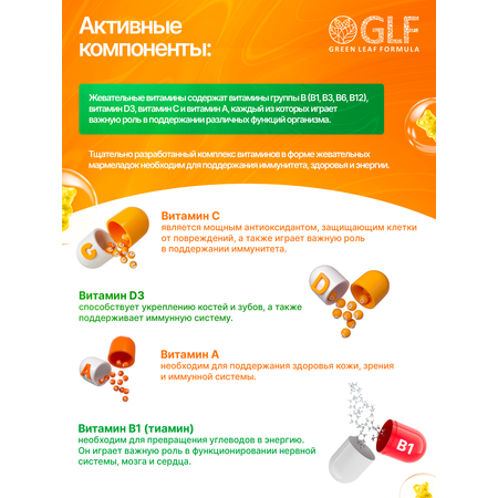 CITRUS GUMMIES MULTIVITAMIN мармеладки мишки цитрус