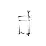 Вешалка напольная двойная ё на колесиках