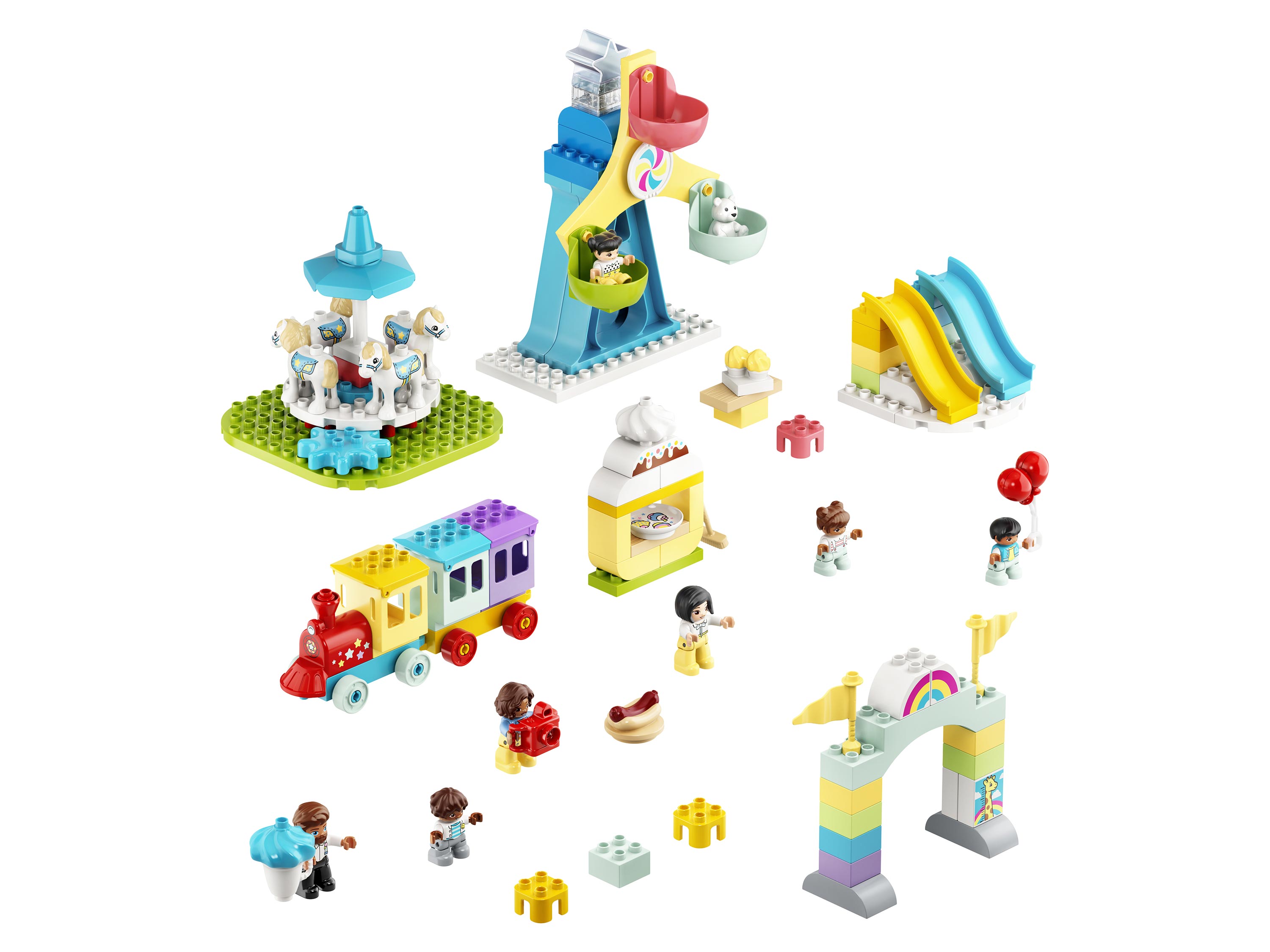 Конструктор LEGO DUPLO Парк развлечений блочный - фото 3