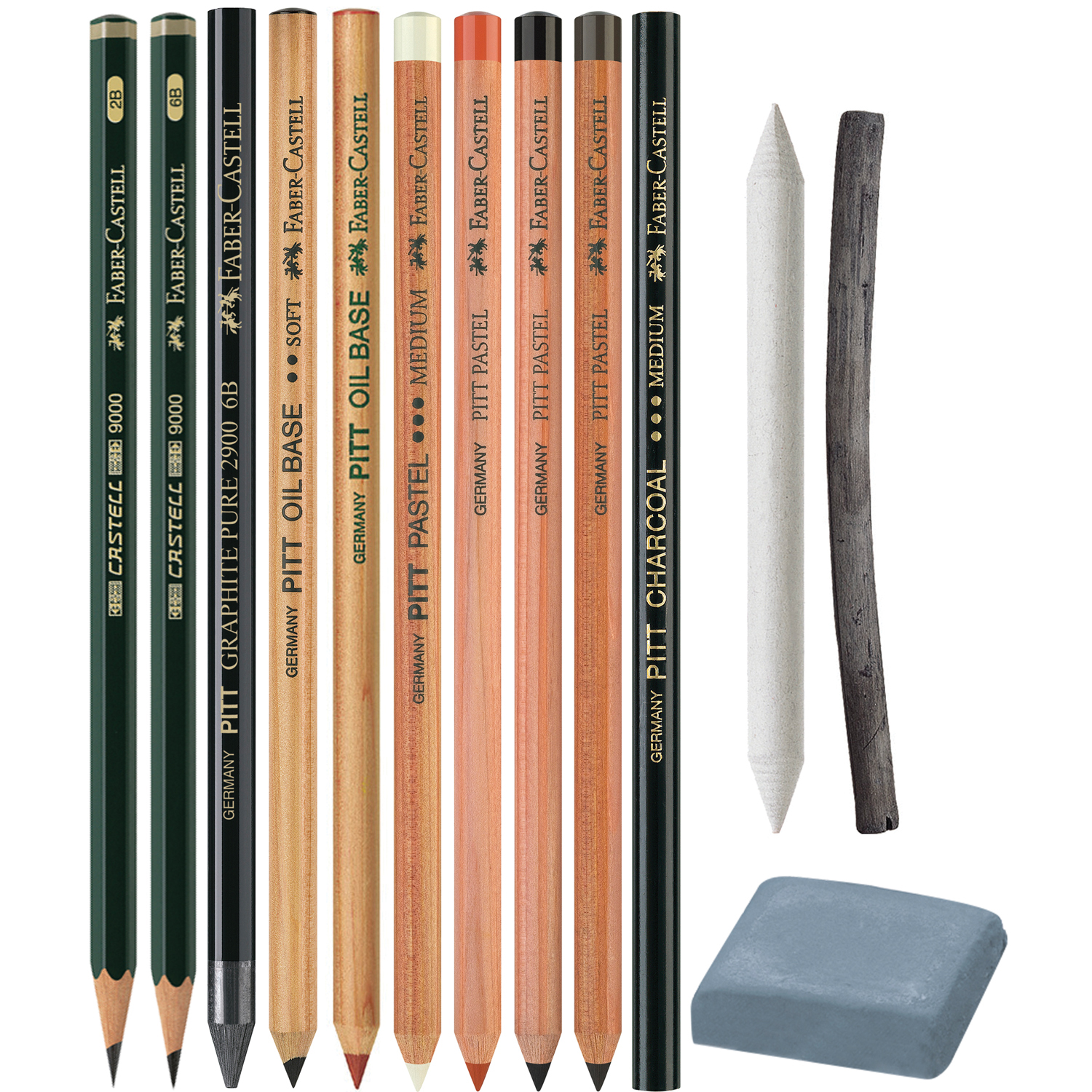 Набор для рисования Faber Castell Pitt Monochrome 21 шт. - фото 2