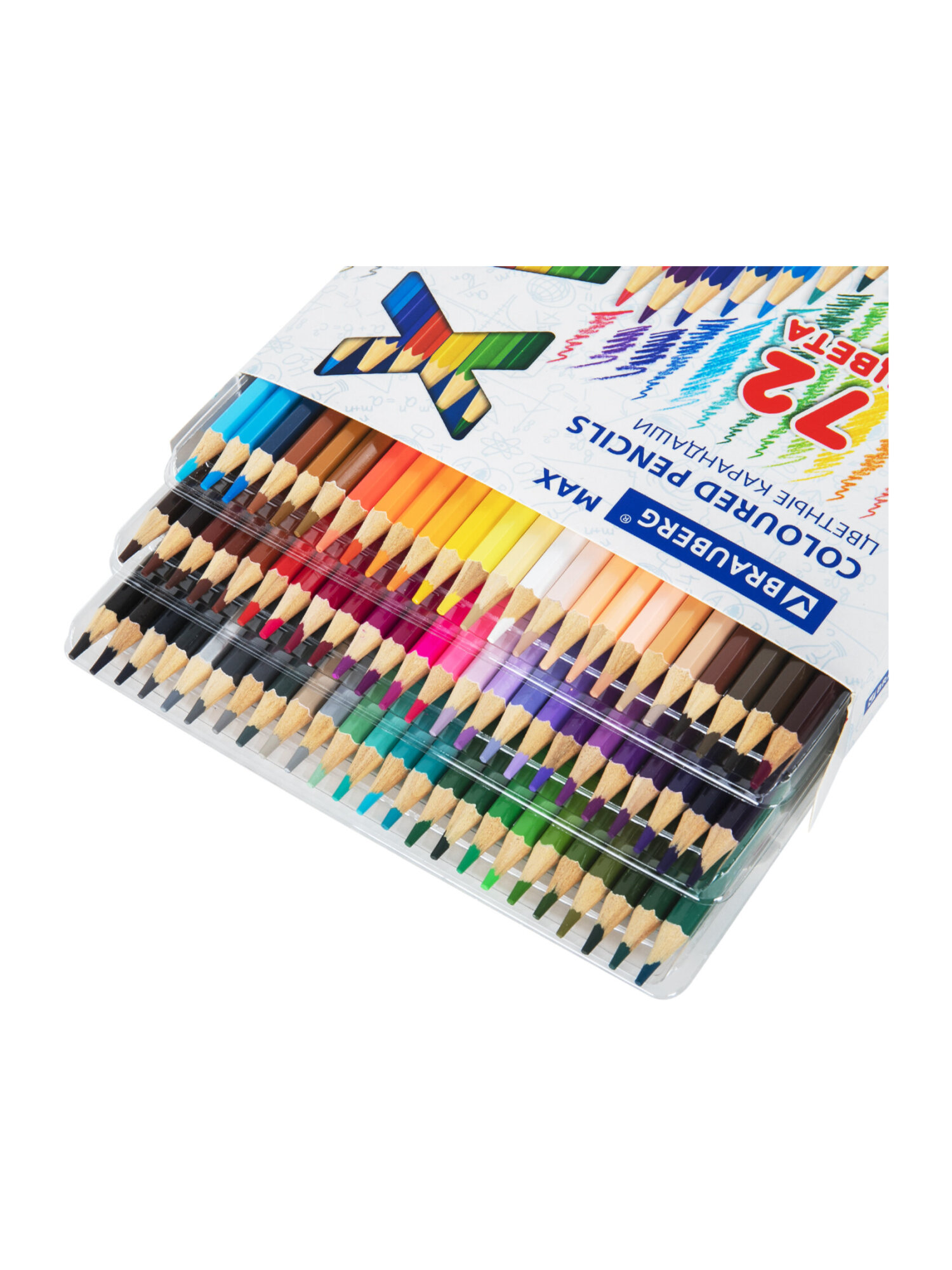 Карандаши цветные Brauberg 72 шт. - фото 8