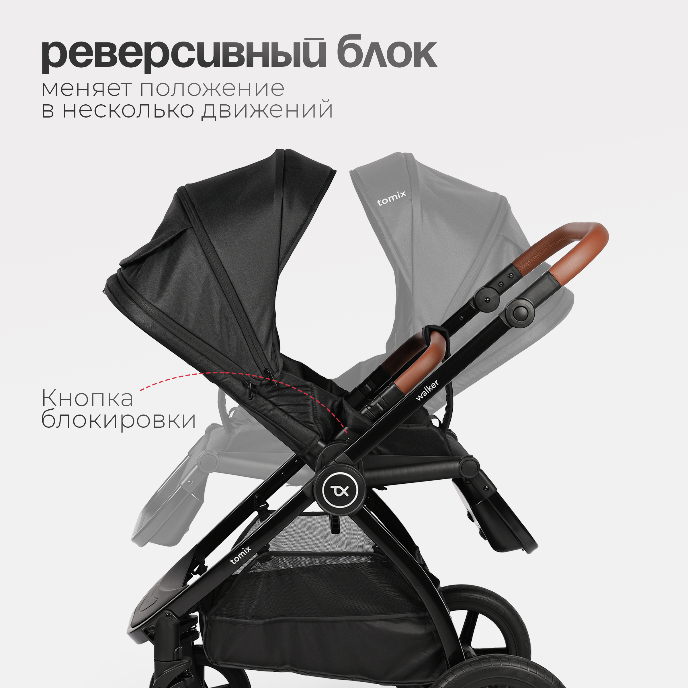 Коляска 3в1 Tomix Walker lux - фото 5
