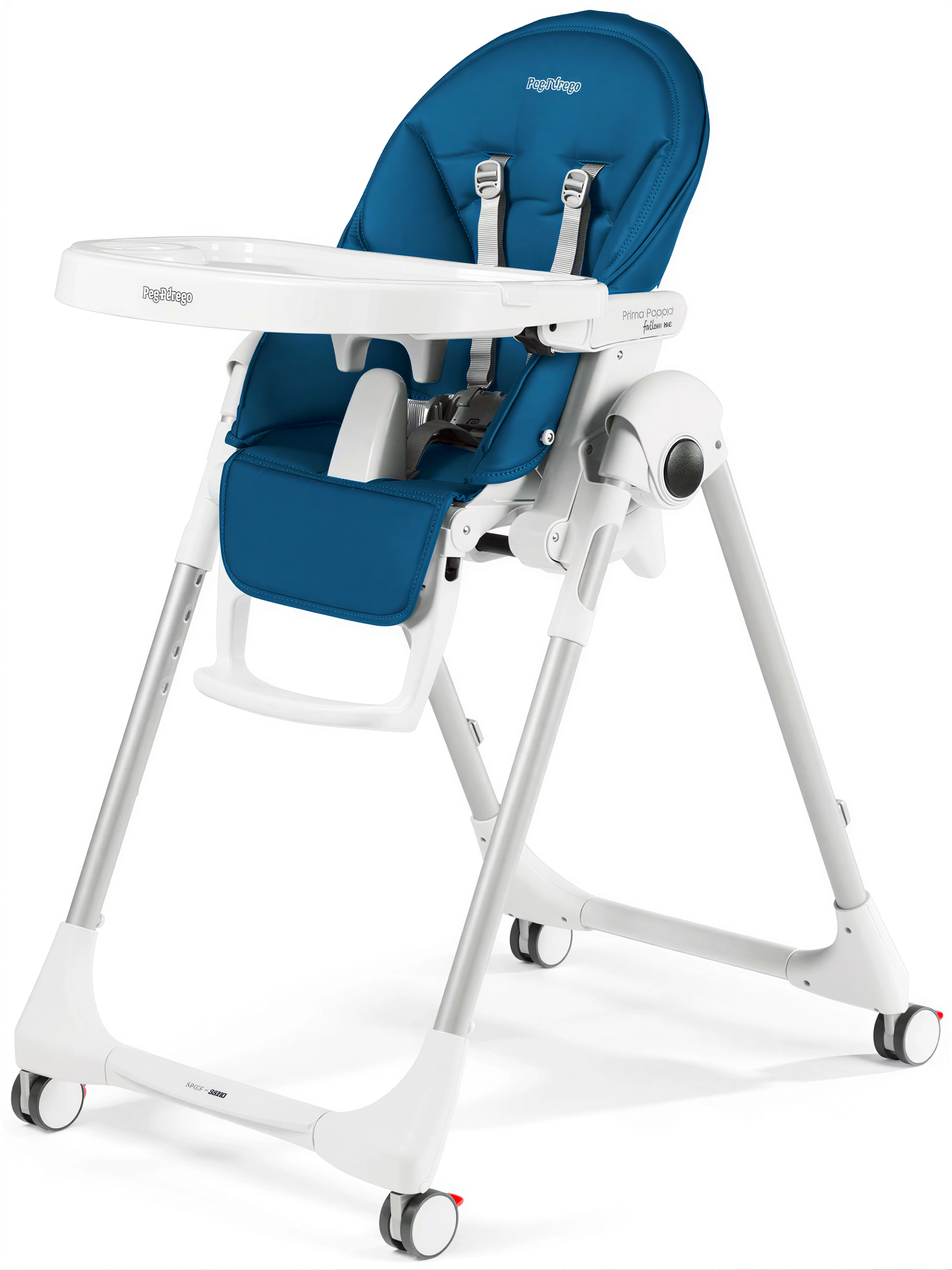 Стульчик для кормления Peg-Perego Prima Pappa Follow Me синий - фото 1