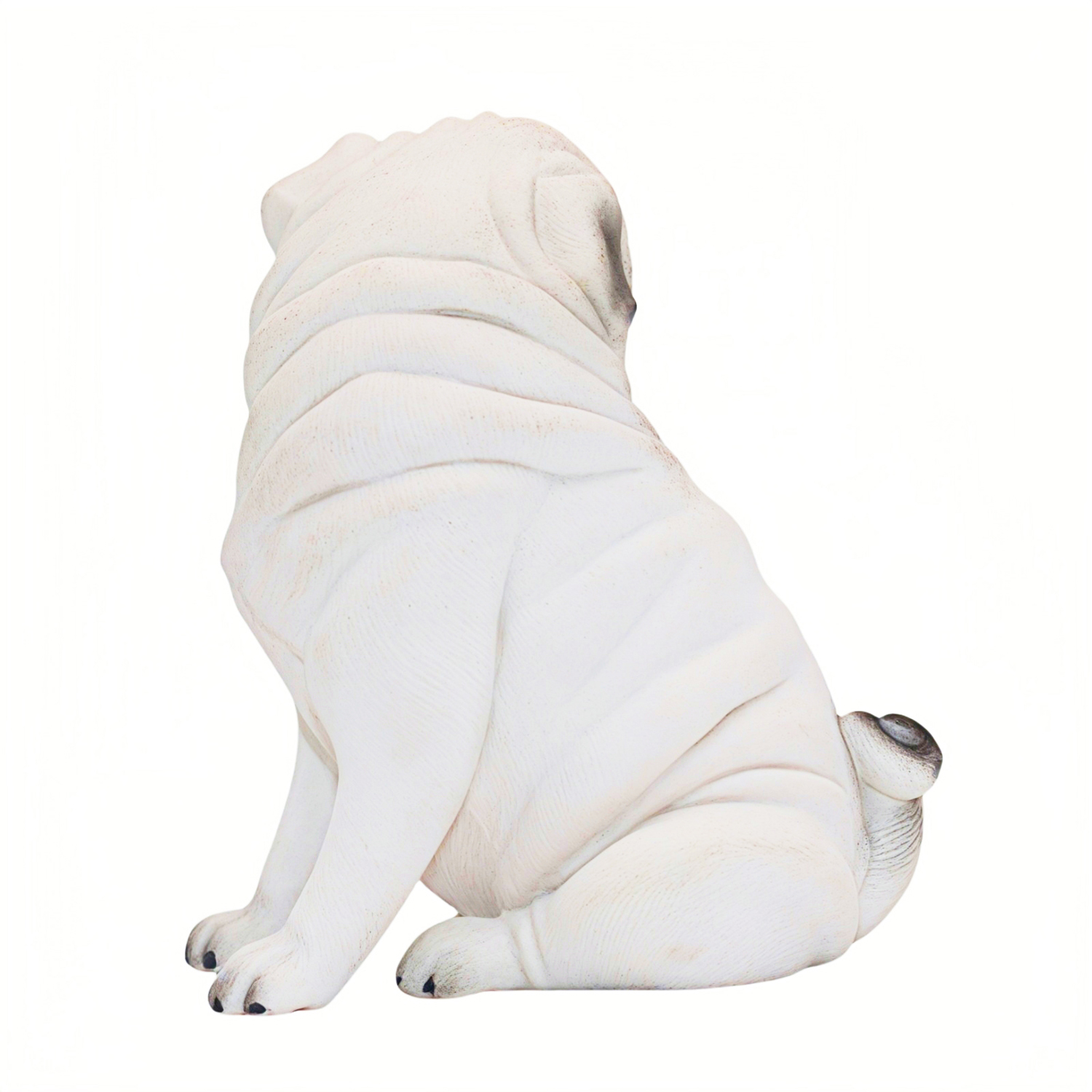 Фигурка Детское Время Белый Мопс (собака, сидит) - фото 6