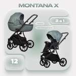 Коляска 2в1 Riko Basic Montana X зеленый