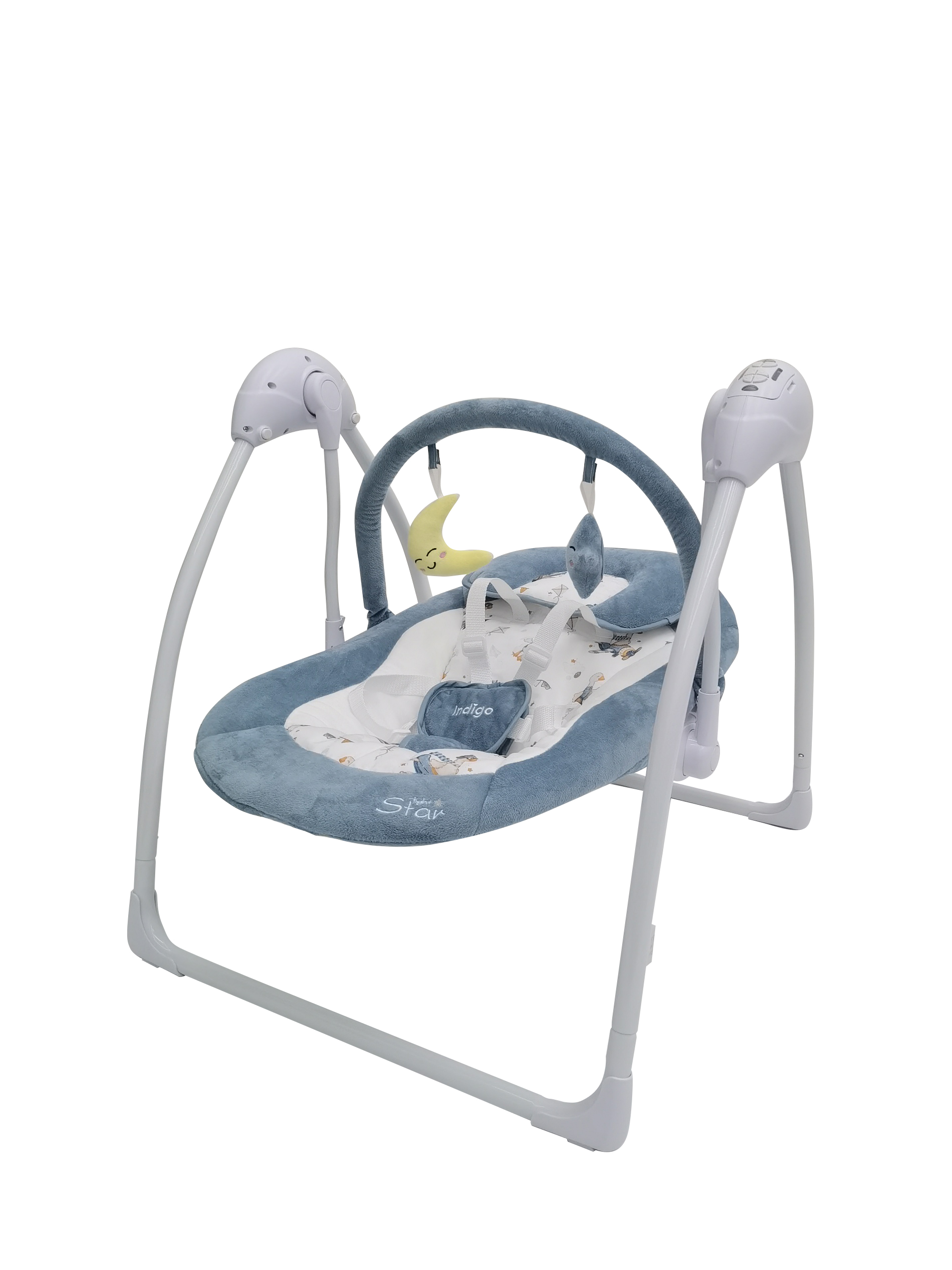 Качели Indigo Star light синий - фото 2