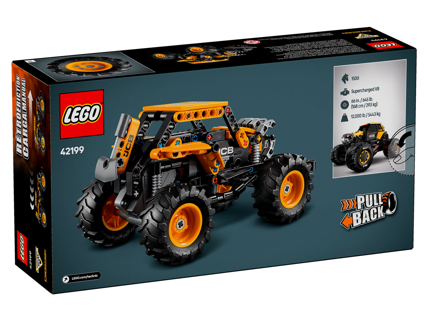 Конструктор LEGO Technic Monster Jam 42199 218 дет. - фото 6