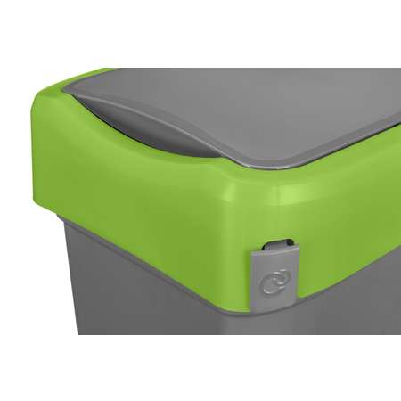 Контейнер Econova для мусора Smart Bin 50л зеленый