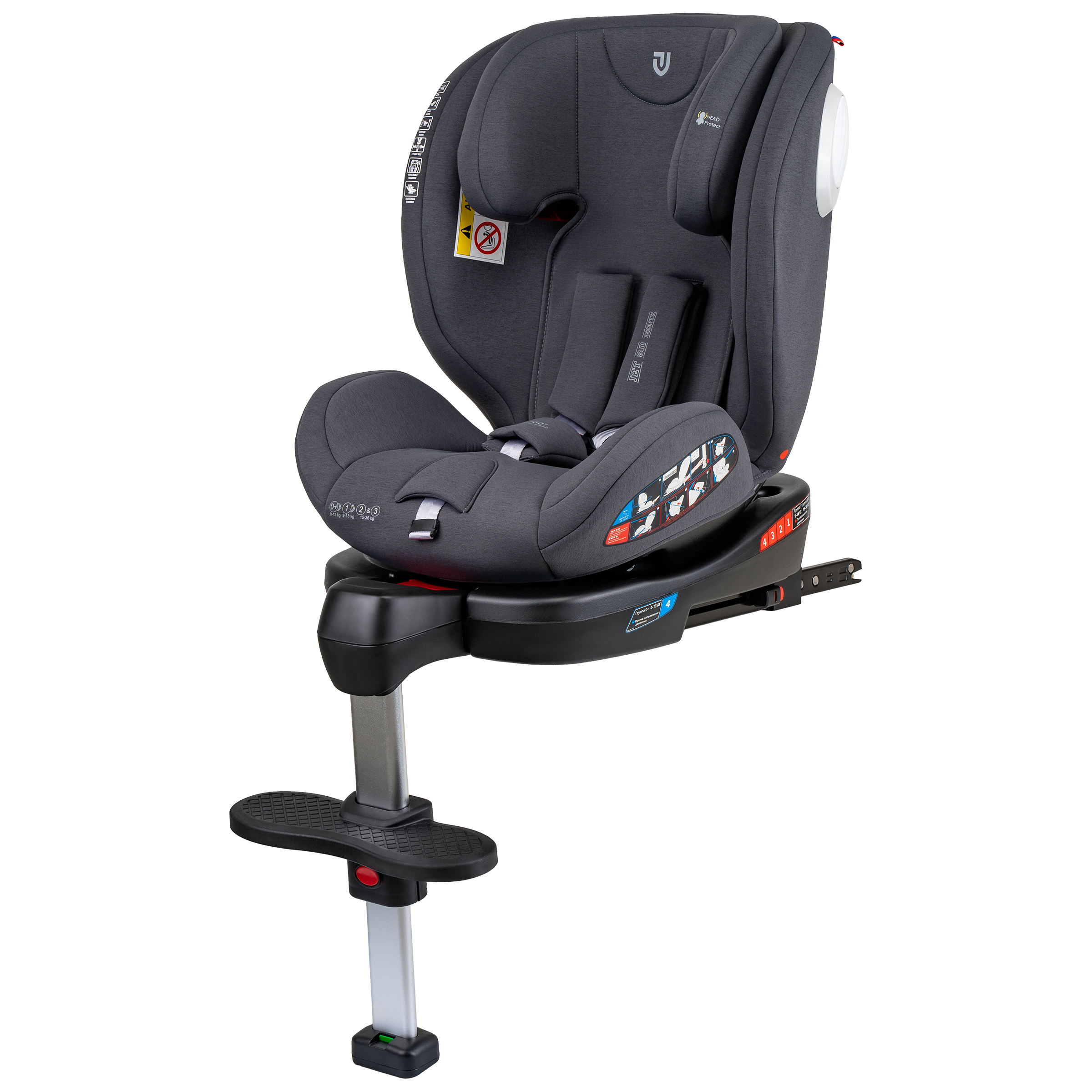 Автокресло JOVOLA Jet Isofix 0+/1/2/3 (0-36 кг) - фото 9