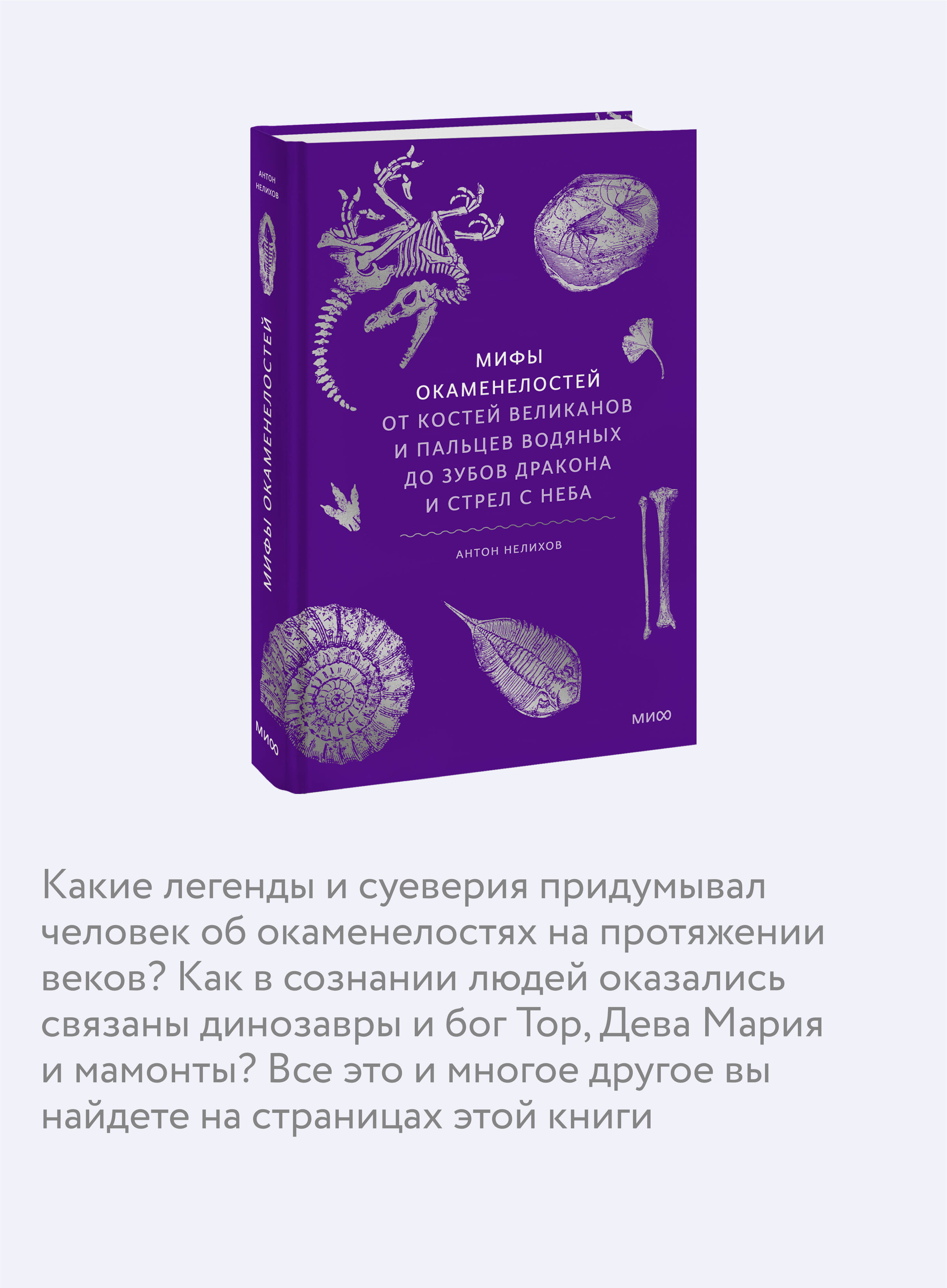 Книга МИФ Мифы окаменелостей. От костей великанов и пальцев водяных до зубов дракона - фото 2