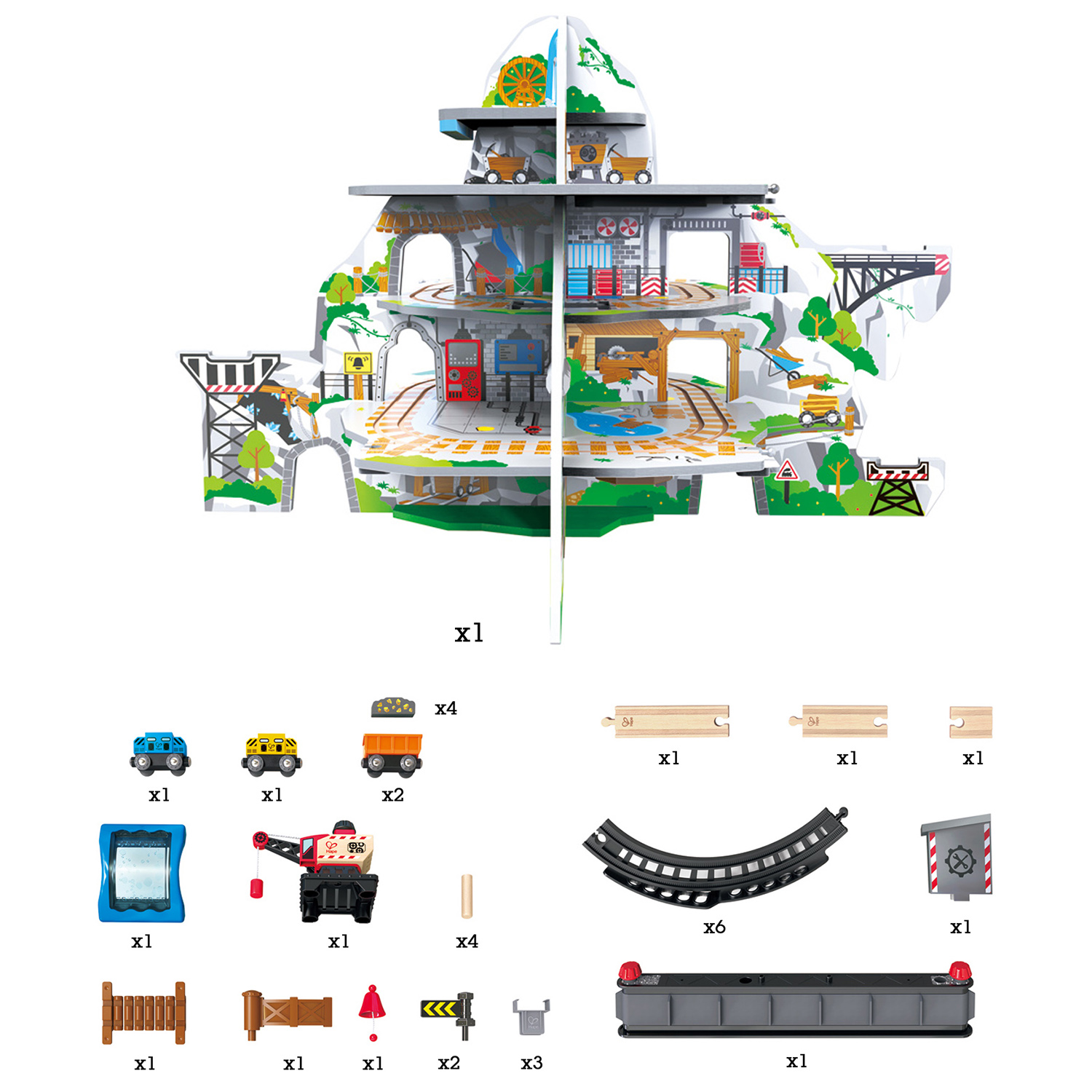 Набор железнодорожный Hape E3753_HP - фото 14