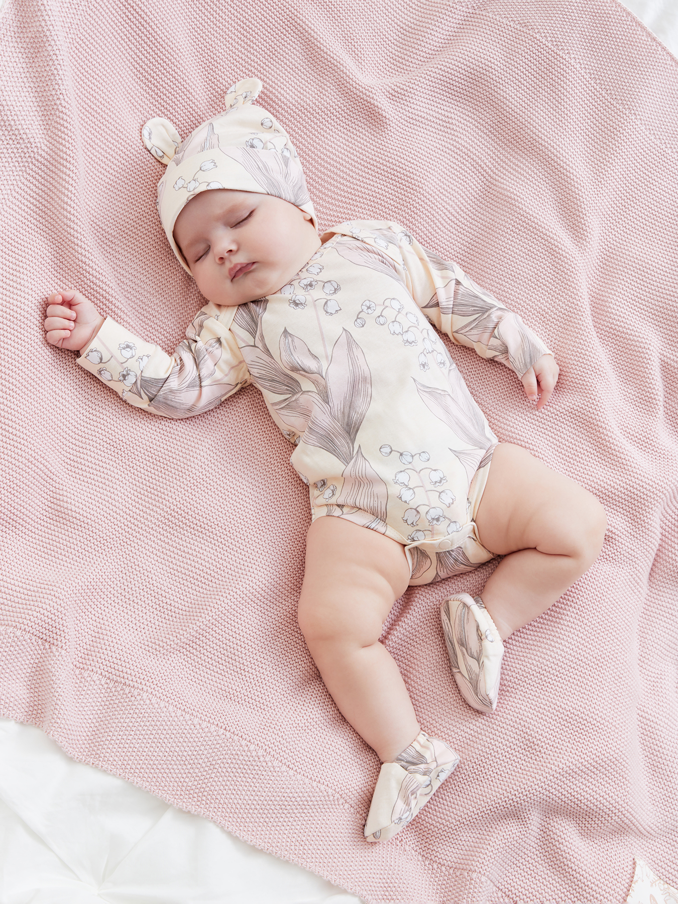 Шапка 2 шт Happy Baby 90115_pink_milky - фото 11