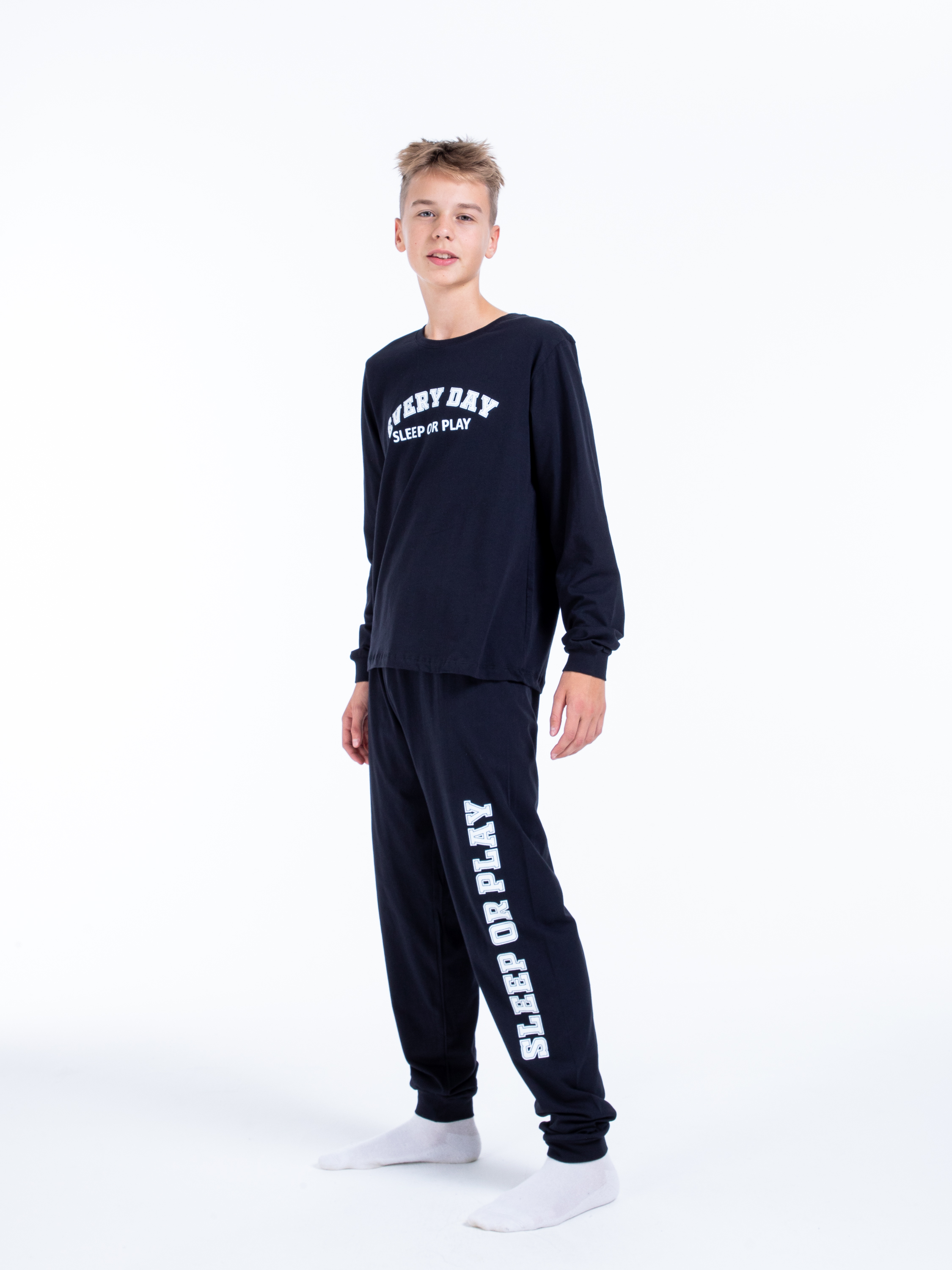 Пижама Lets Go 92268-черный - фото 13