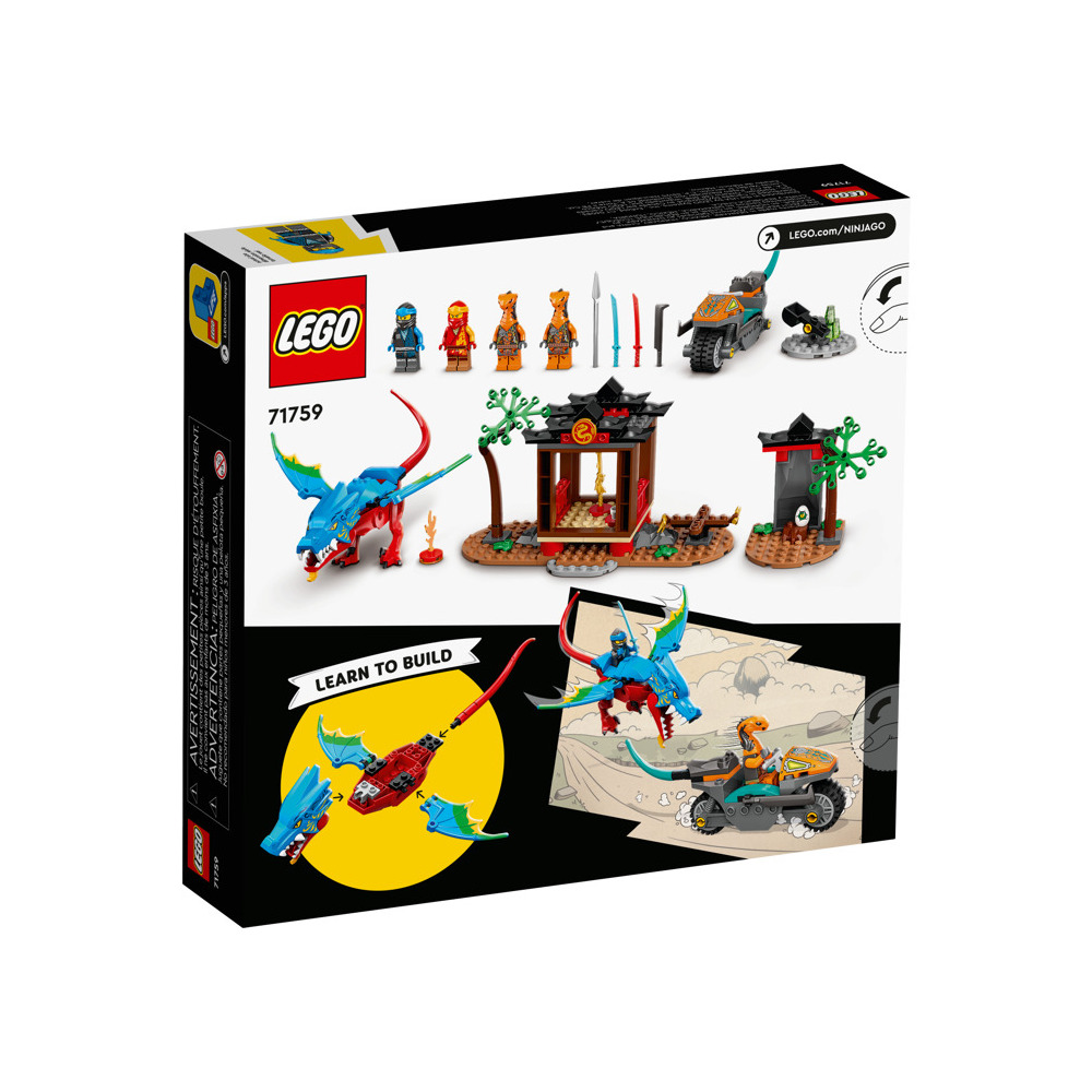 Конструктор LEGO NINJAGO Драконий храм ниндзя 71759 137 дет. - фото 5