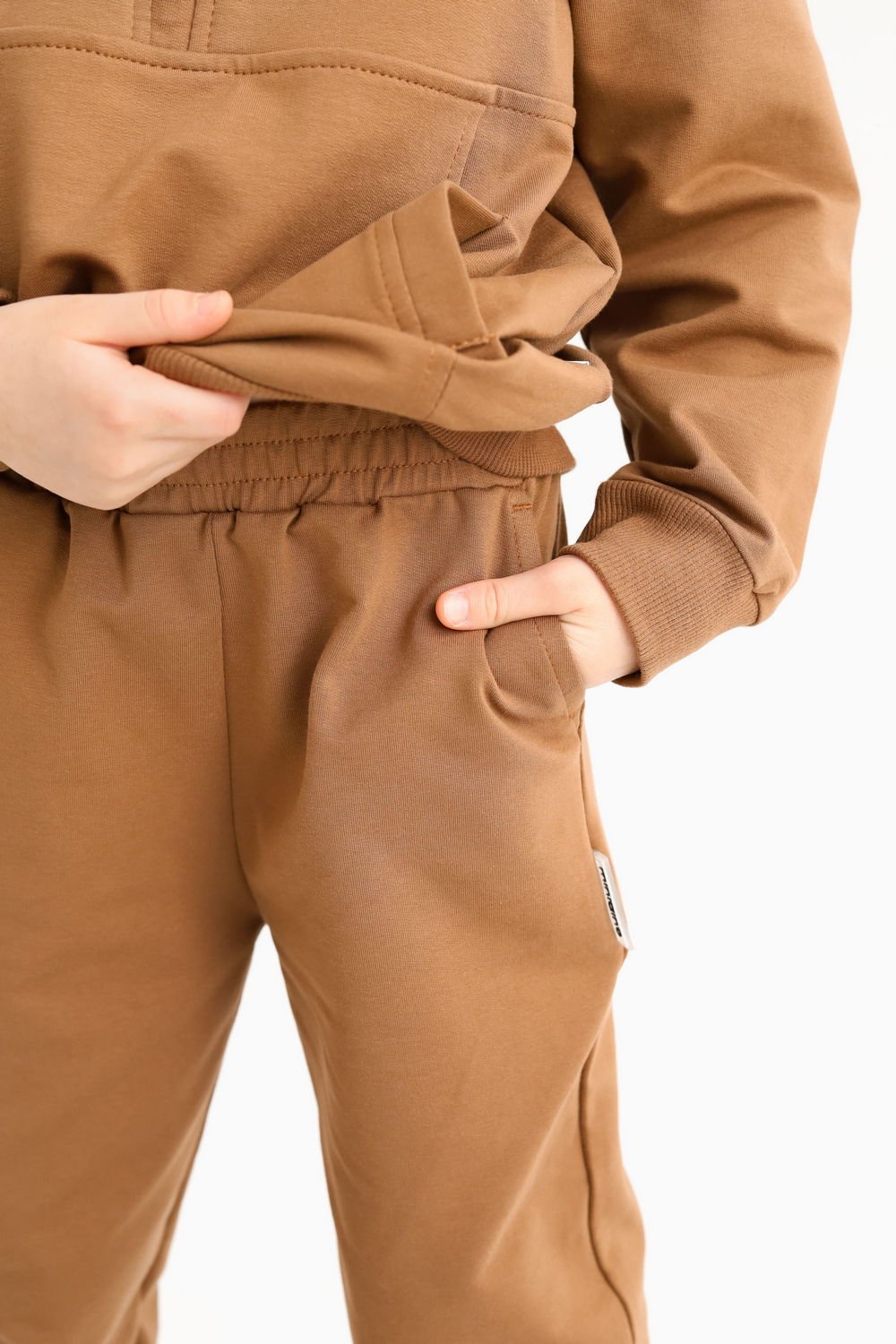 Брюки MINIDINO Т-Б-016Брюки трикотажные Candy койот - фото 3