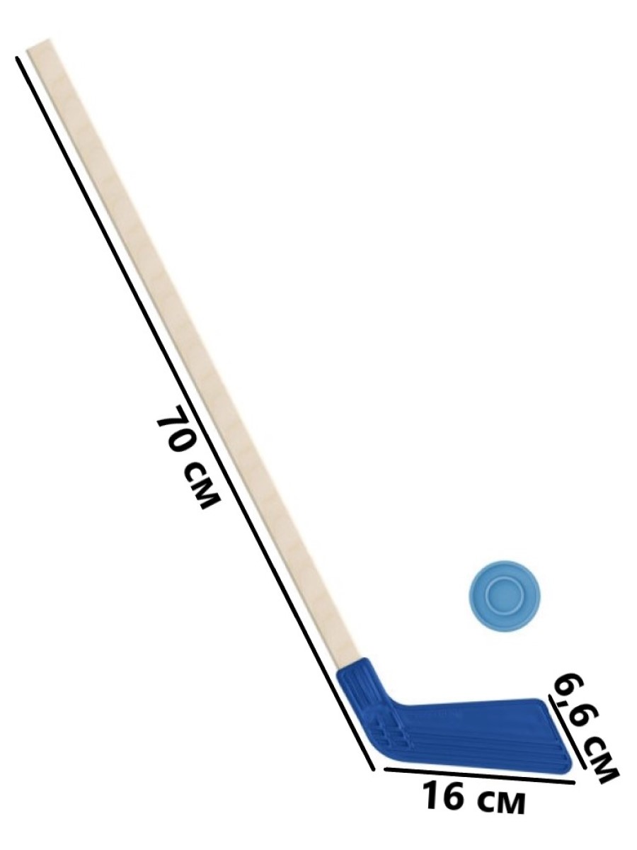 Набор для хоккея Задира клюшка детская + шайба - фото 1