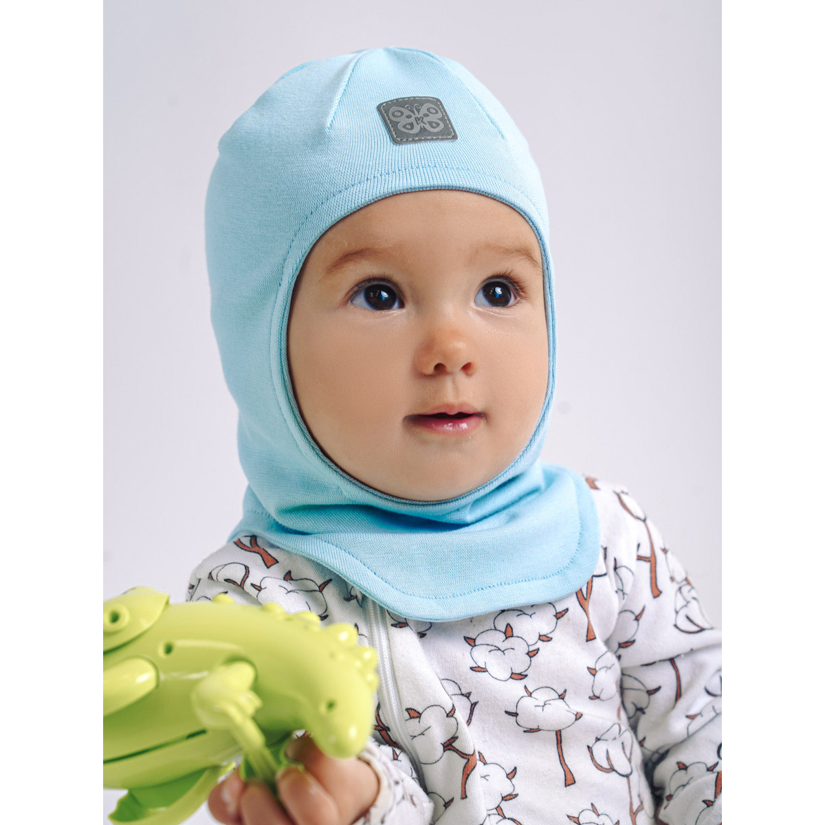 Шапка-шлем ПриКиндер G-Sp21807 Цвет Голубой - фото 8