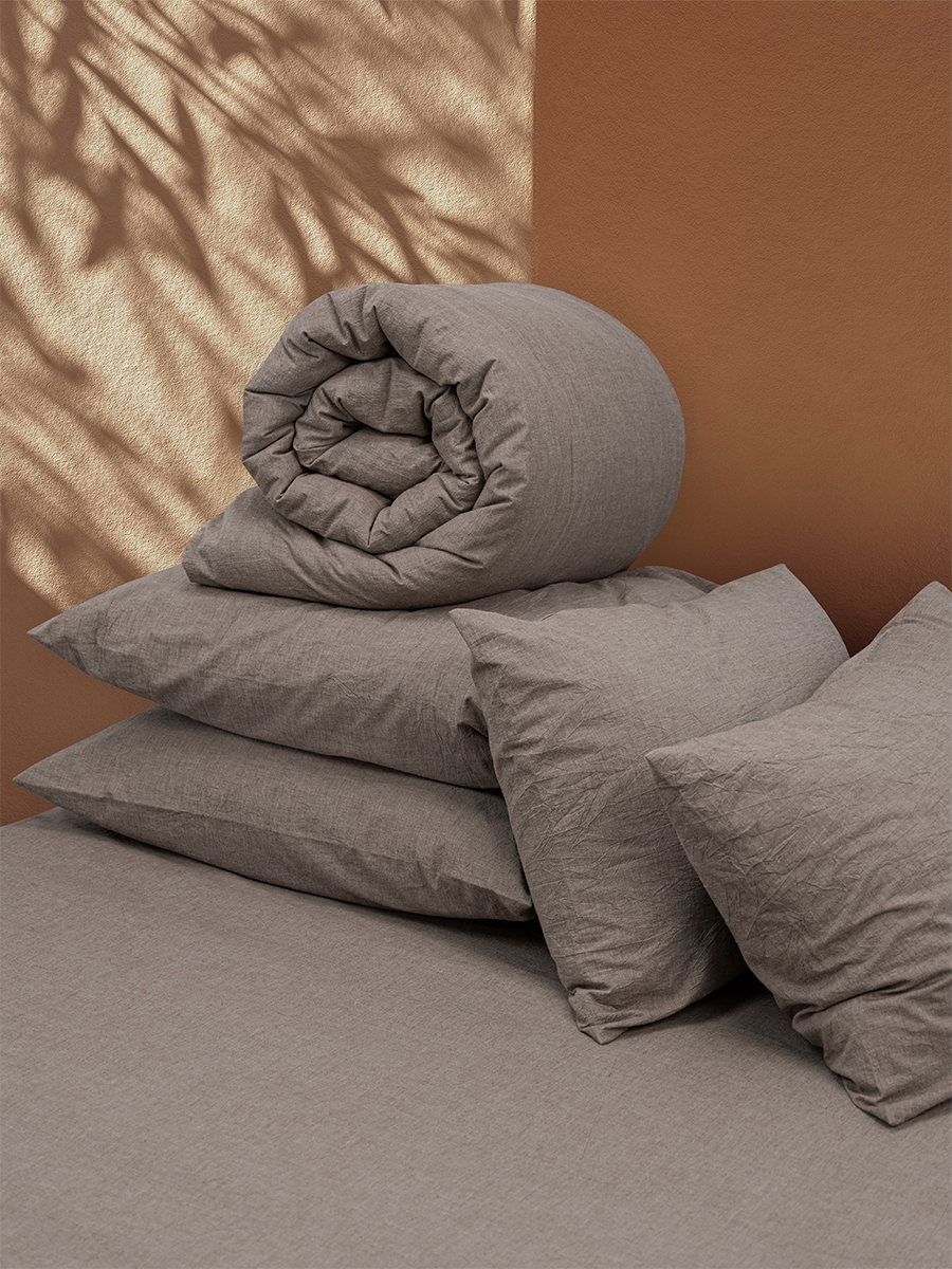 Комплект постельного белья BRAVO Organic кофе 6 предм. - фото 9