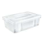 Ящик универсальный УНИКА ПЛАСТ 25л на колесах с крышкой 58*38*15см