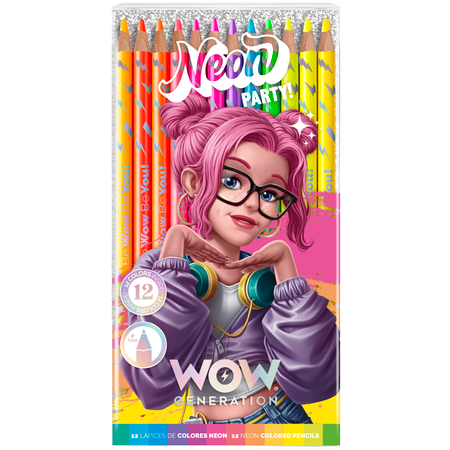 Карандаши цветные WOW Generation 12 шт.