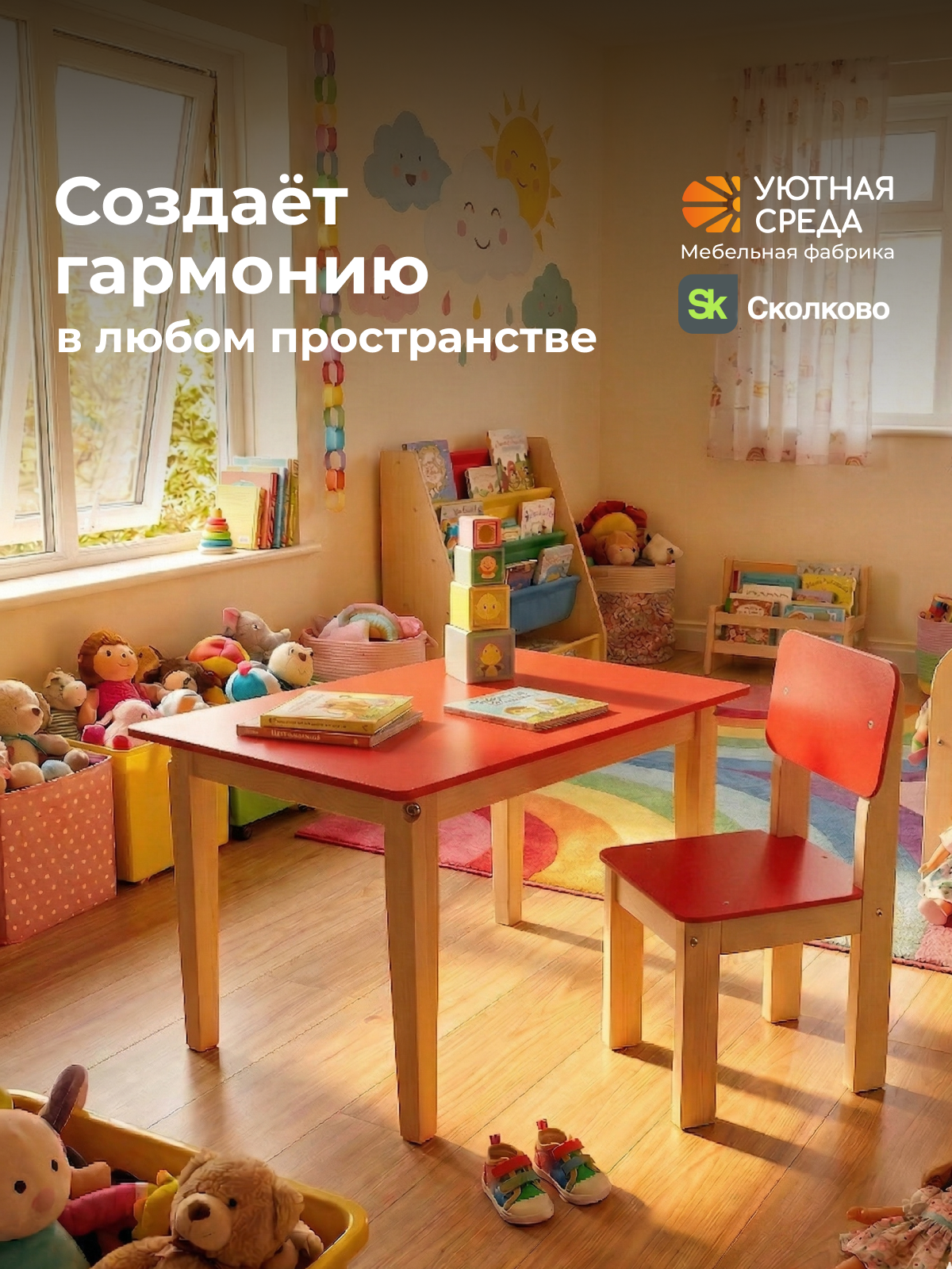 Комплект мебели Уютная среда нераскладной (стол, стул) - фото 22