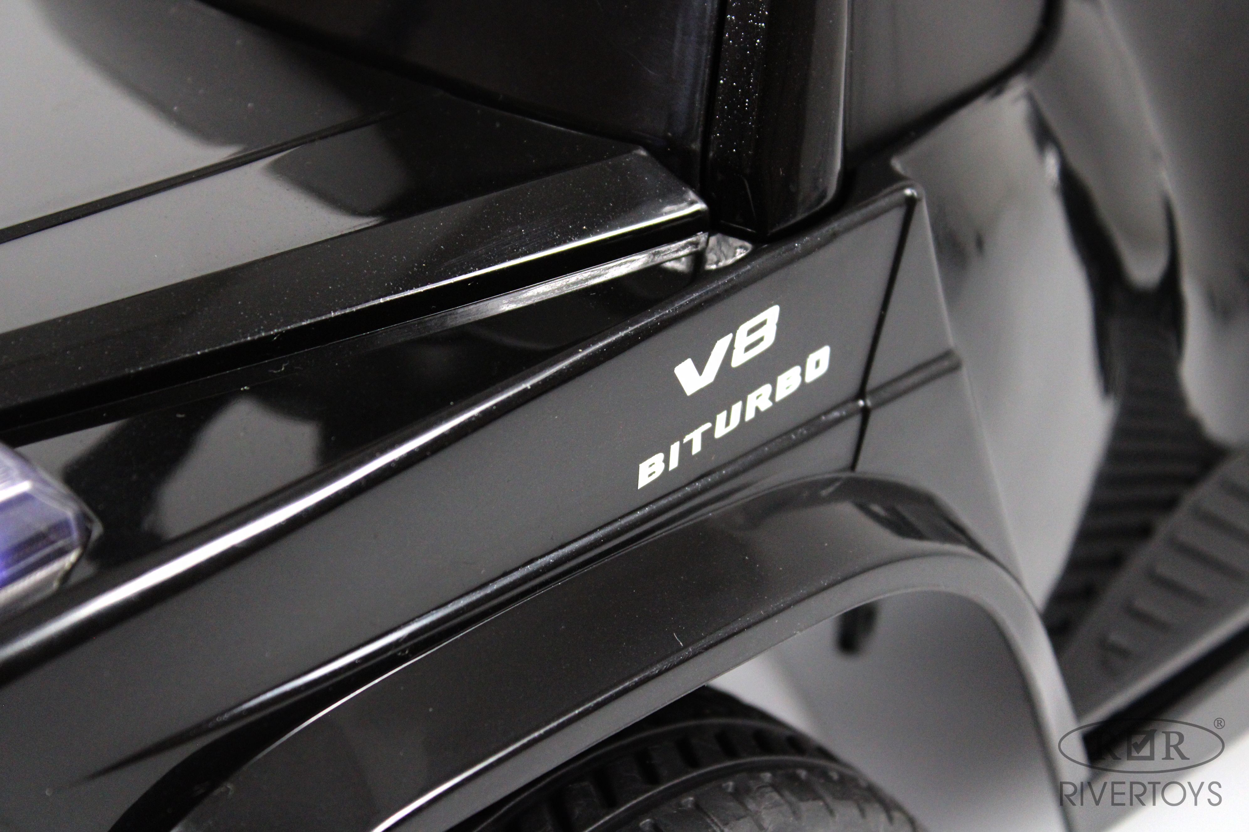 Каталка RIVERTOYS Mercedes-BenzG63 Black Diamond черный - фото 9