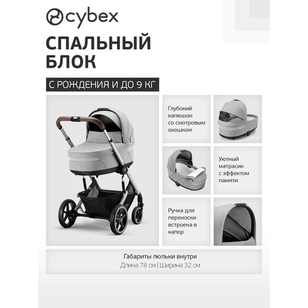 Коляска 3в1 Cybex Balios S Lux 3в1 2025