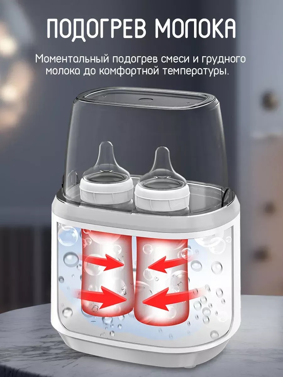 Стерилизатор, подогреватель ТОТОША С таймером и пультом - фото 12